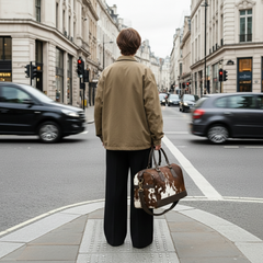 Handcrafted Cowhide Duffle Bag – Stylish Leather Travel Bags for Men & Women