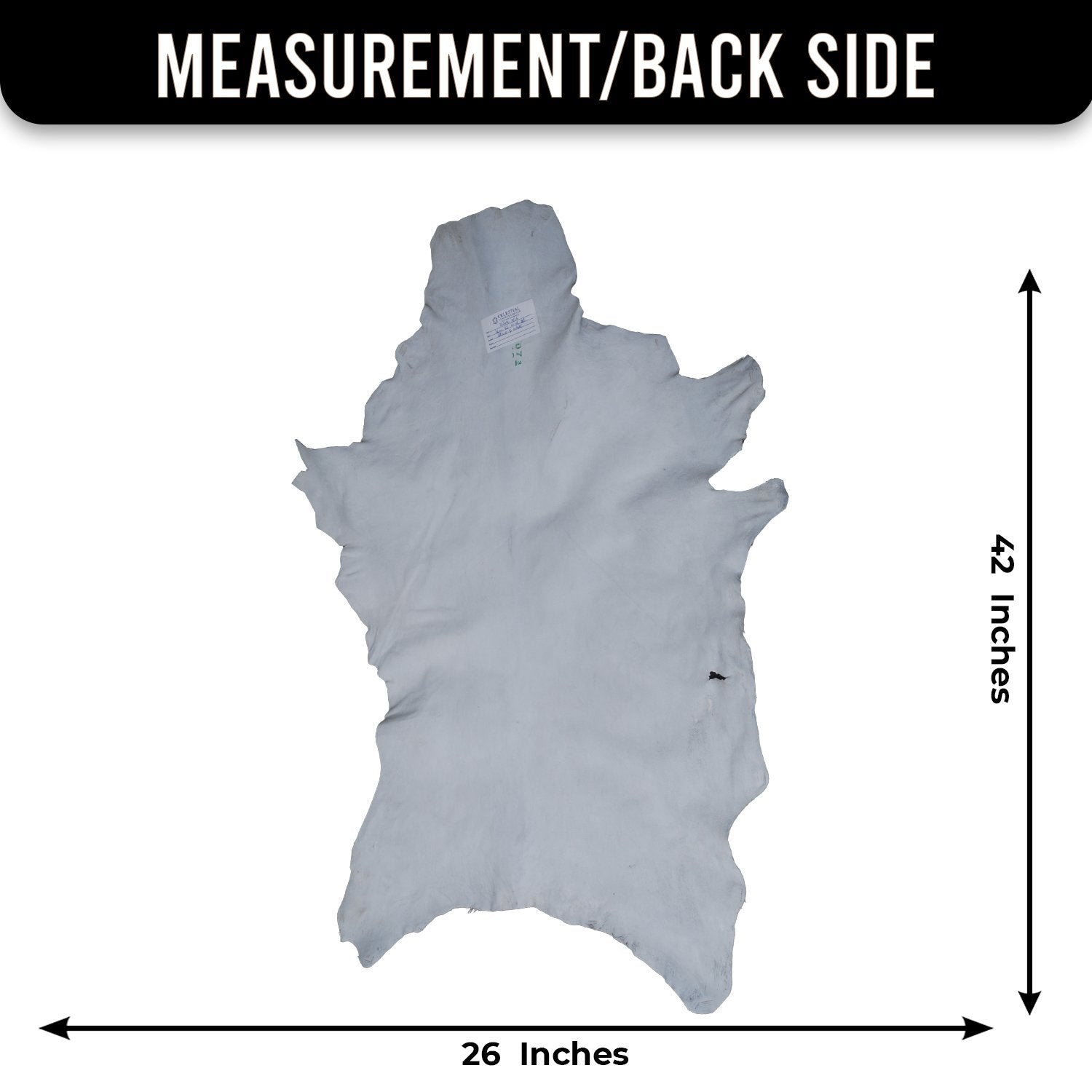 Luxury Black & White Goat Skin Rug - Soft, Durable, and Eco-Friendly Rug with Non-Slip Backing for Home Décor - Celestial Leather Limited