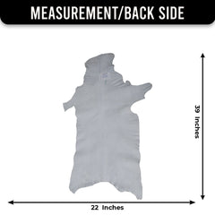 Luxury Black & White Genuine Goat Hide Rug - Premium Hair-On Goat Skin, Hypoallergenic, Non-Shedding, Eco-Friendly Décor for Modern Spaces - Celestial Leather Limited