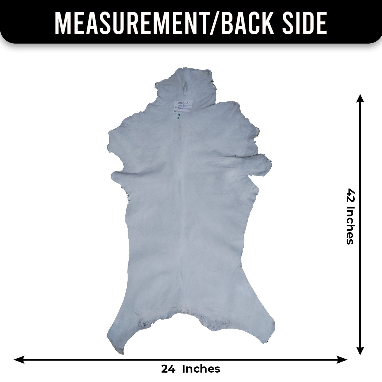 Luxury Black & White Natural Goatskin Rug - Modern Sophistication for Home Decor - Celestial Leather Limited