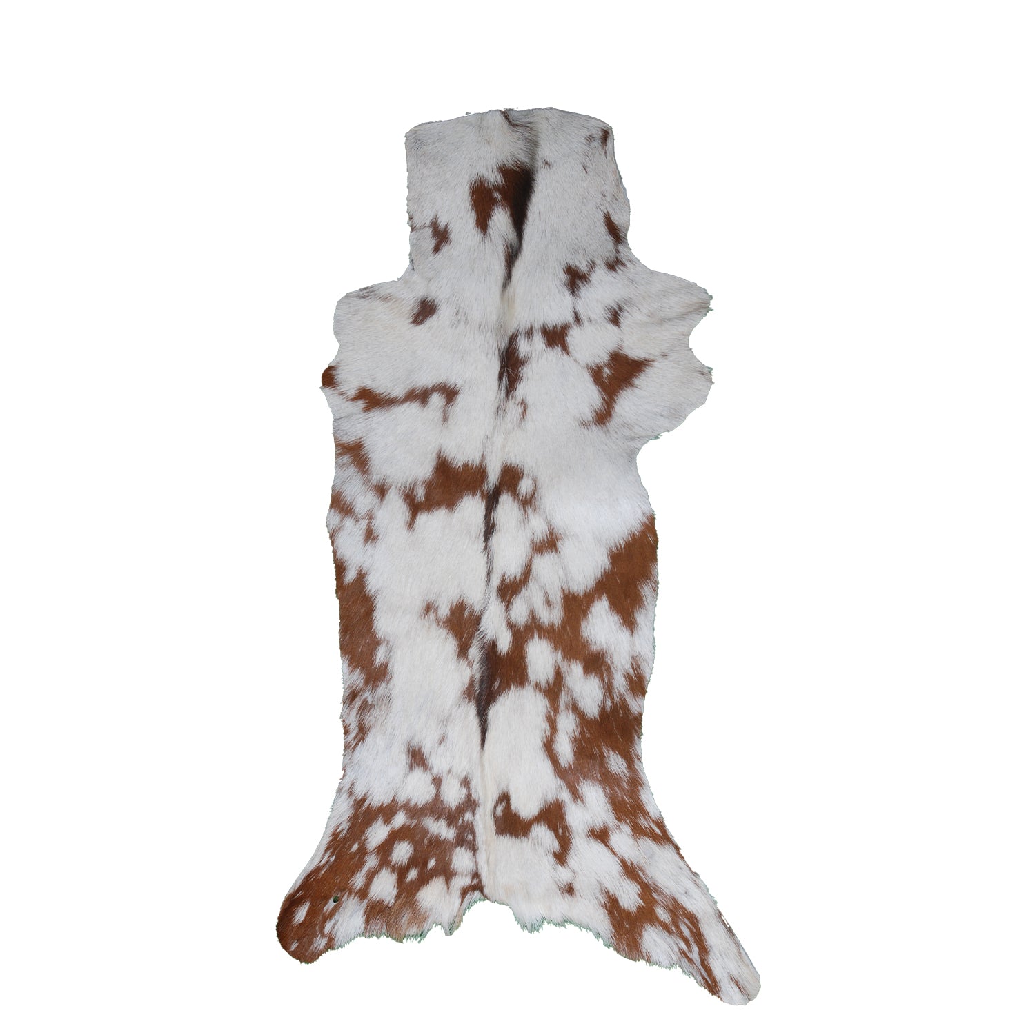 Stylish Dark Brown Goat Hide Rug - Perfect Accent for Contemporary Homes