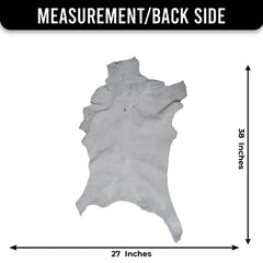 Luxuriously Soft Black & White Goat Fur Rug - Genuine Goat Skin Rug, Non-Shedding, Eco-Friendly - Hypoallergenic - Handcrafted Beauty - Celestial Leather Limited