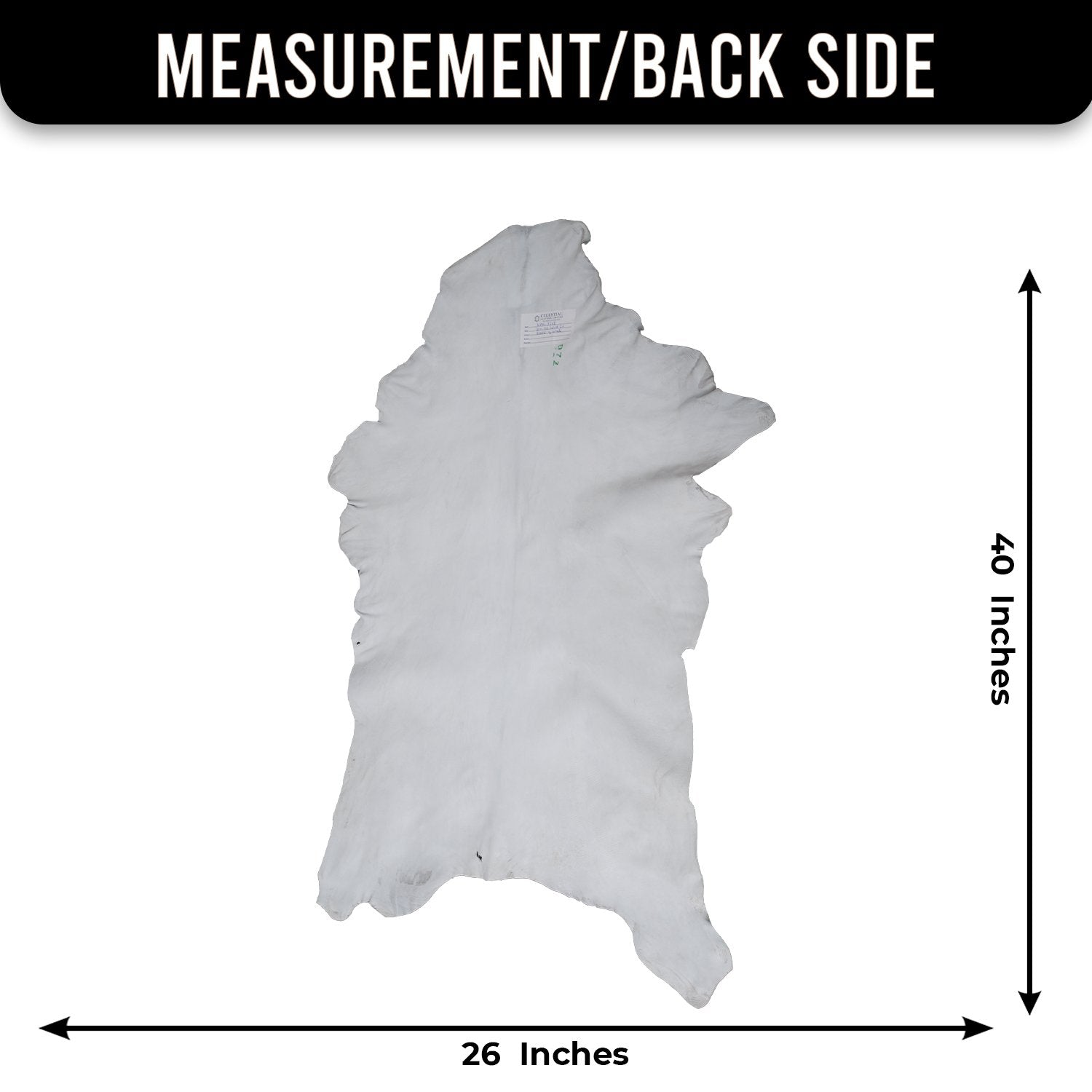 Sophisticated Black & White Genuine Goat Skin Rug - Modern Animal Hide Décor for Home - Hypoallergenic, Sustainable, Unique Pattern - Celestial Leather Limited