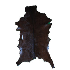 Luxurious Brown and White Goat Skin Rug - Premium Handcrafted Hair-On Goatskin Rug for Elegant Home Decor - Celestial Leather Limited