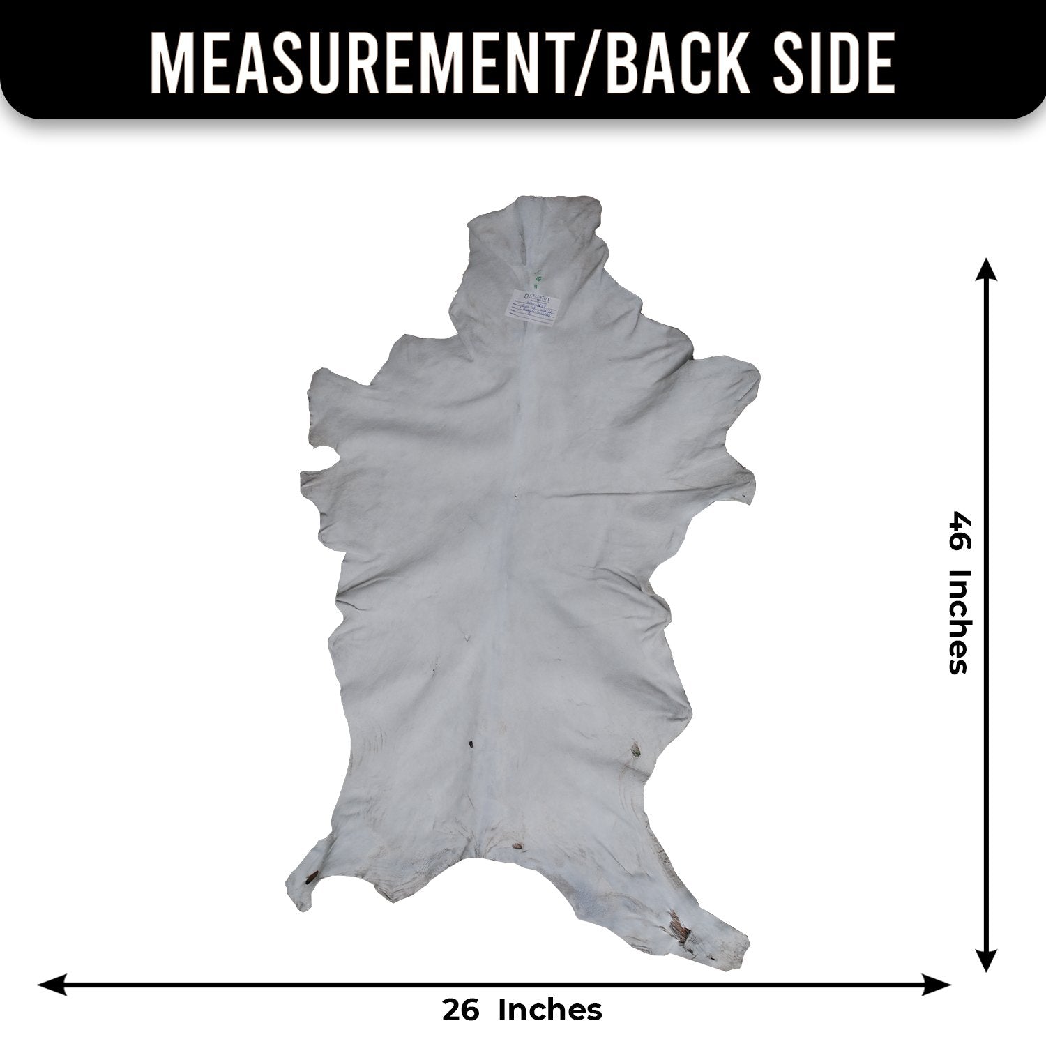 Premium Handcrafted Brown and White Goat Skin Rug - Luxury Hair-on Goatskin Rug for Elegant Spaces - Celestial Leather Limited