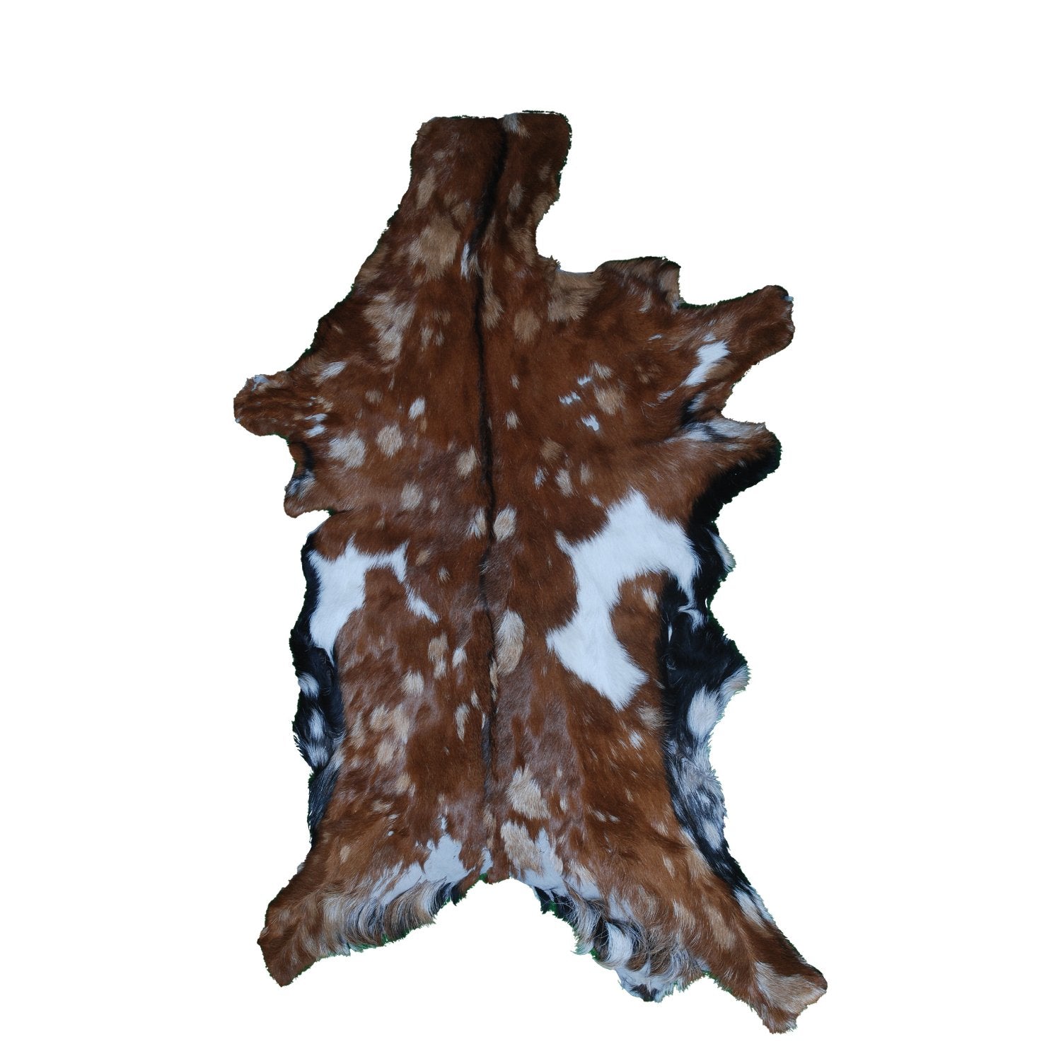 Luxurious Handmade Multicolour Goat Skin Rug - Soft, Pet-Friendly, Eco-Friendly, Non-Shedding & Unique Art Piece for Your Home - Celestial Leather Limited