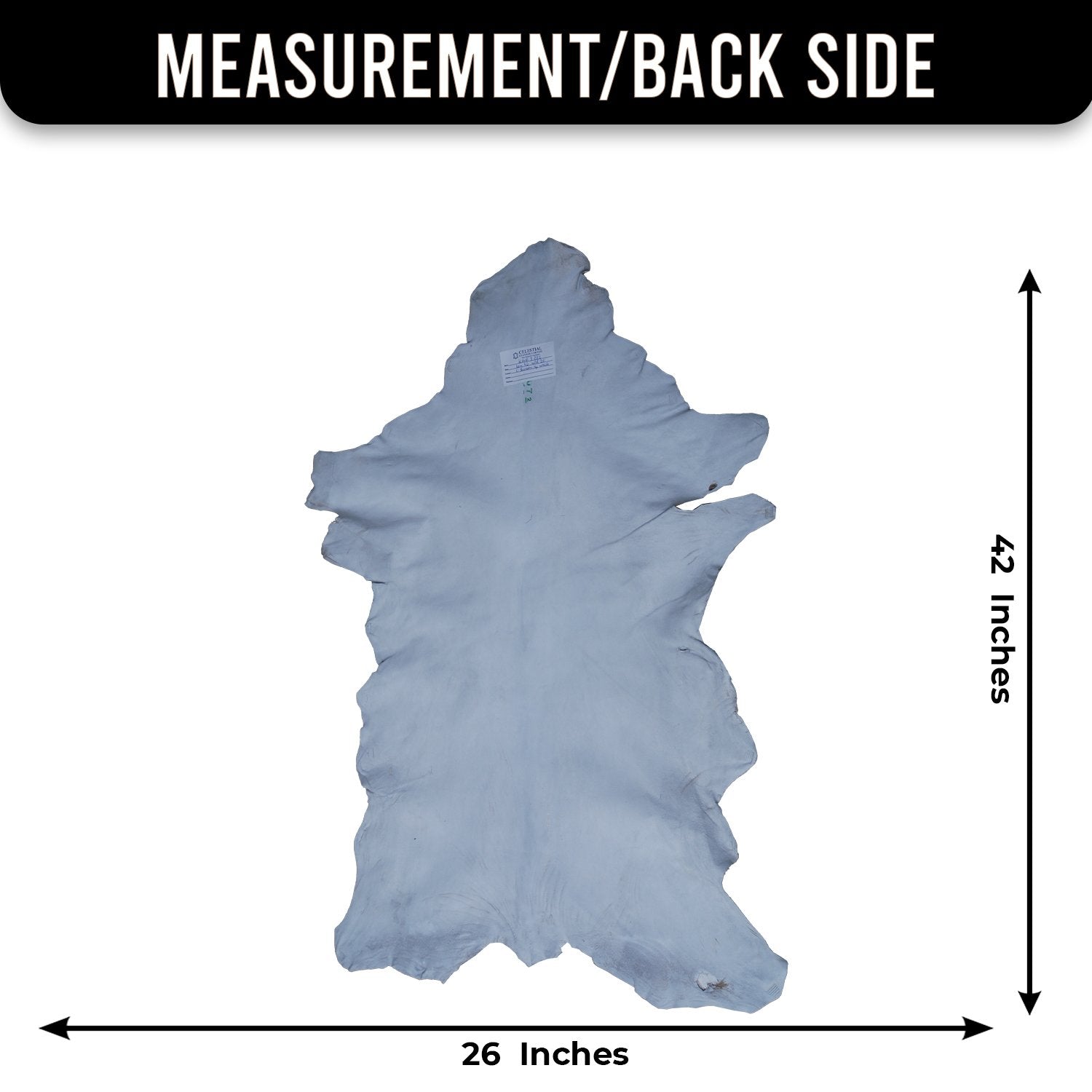 Luxury Multicolor Goat Skin Rug - Handmade from 100% Pure Goat Skin, Hypoallergenic, Non-Slip Suede Back, Sustainable Eco-Friendly Décor - Celestial Leather Limited