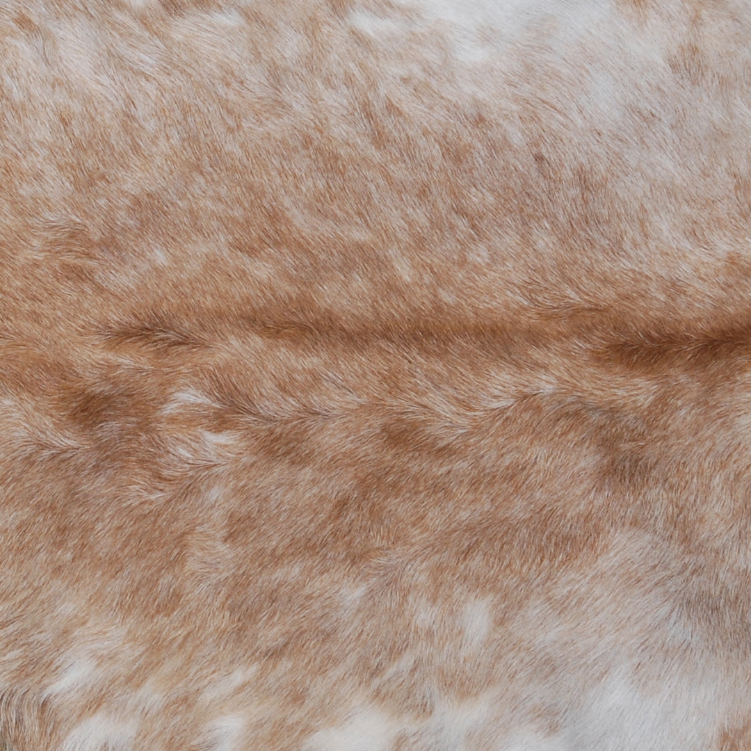 Luxury Brown & White Goat Skin Rug - Premium Quality Handcrafted Natural Goat Hide Rug for Home Decor - Celestial Leather Limited