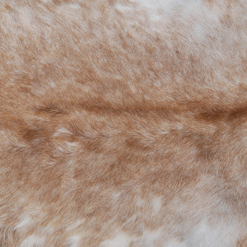 Luxury Brown & White Goat Skin Rug - Premium Quality Handcrafted Natural Goat Hide Rug for Home Decor - Celestial Leather Limited