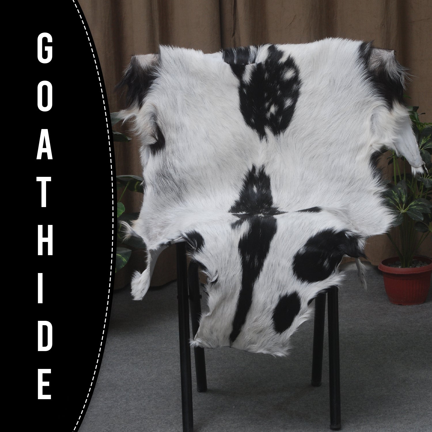 Goat Skin Rug, Handpicked for Quality, Unique Piece for Sale, Fast UK Delivery