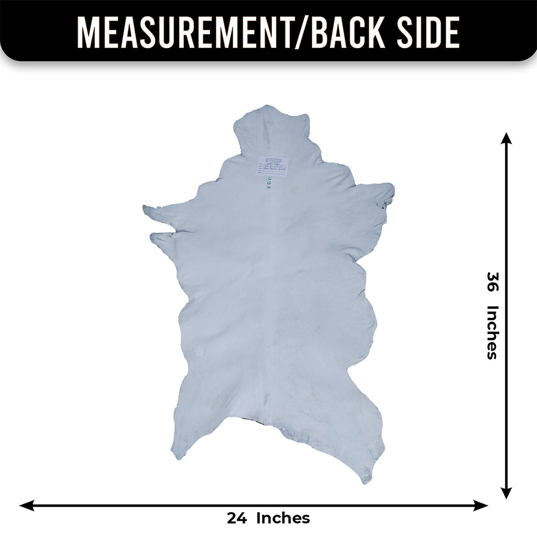 Stunning Luxury Black & White Goat Skin Rug - Handmade, Soft & Hypoallergenic, Non-shedding, Eco-friendly, Unique Colour Variations - Celestial Leather Limited