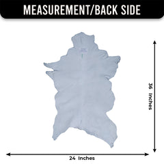 Stunning Luxury Black & White Goat Skin Rug - Handmade, Soft & Hypoallergenic, Non-shedding, Eco-friendly, Unique Colour Variations - Celestial Leather Limited