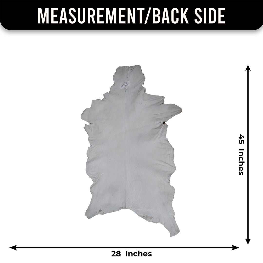 Premium Dark Brown Goat Skin Rug - Durable and Stylish Accent for Any Room