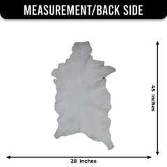 Premium Dark Brown Goat Skin Rug - Durable and Stylish Accent for Any Room