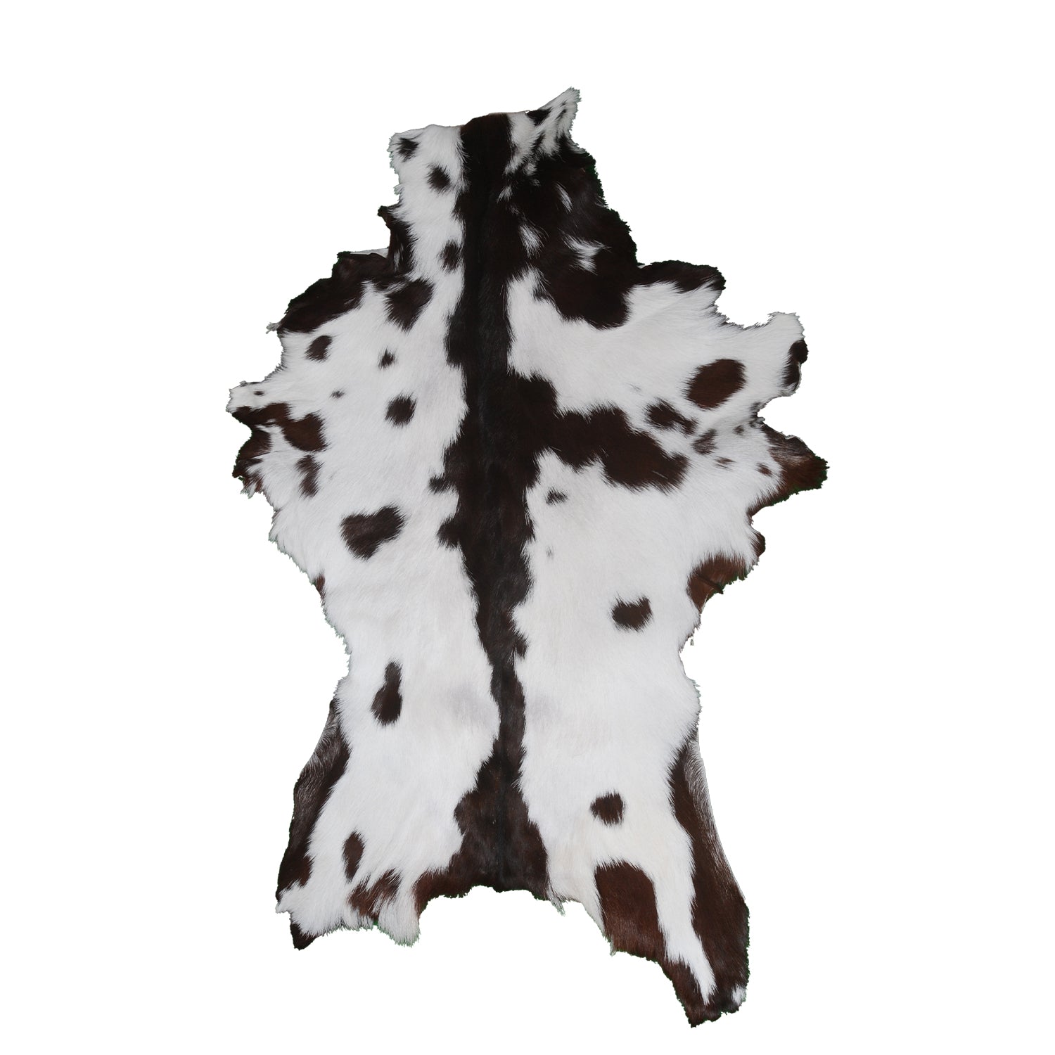 Natural Dark Brown Goat Skin Rug – Authentic Elegance for Your Home