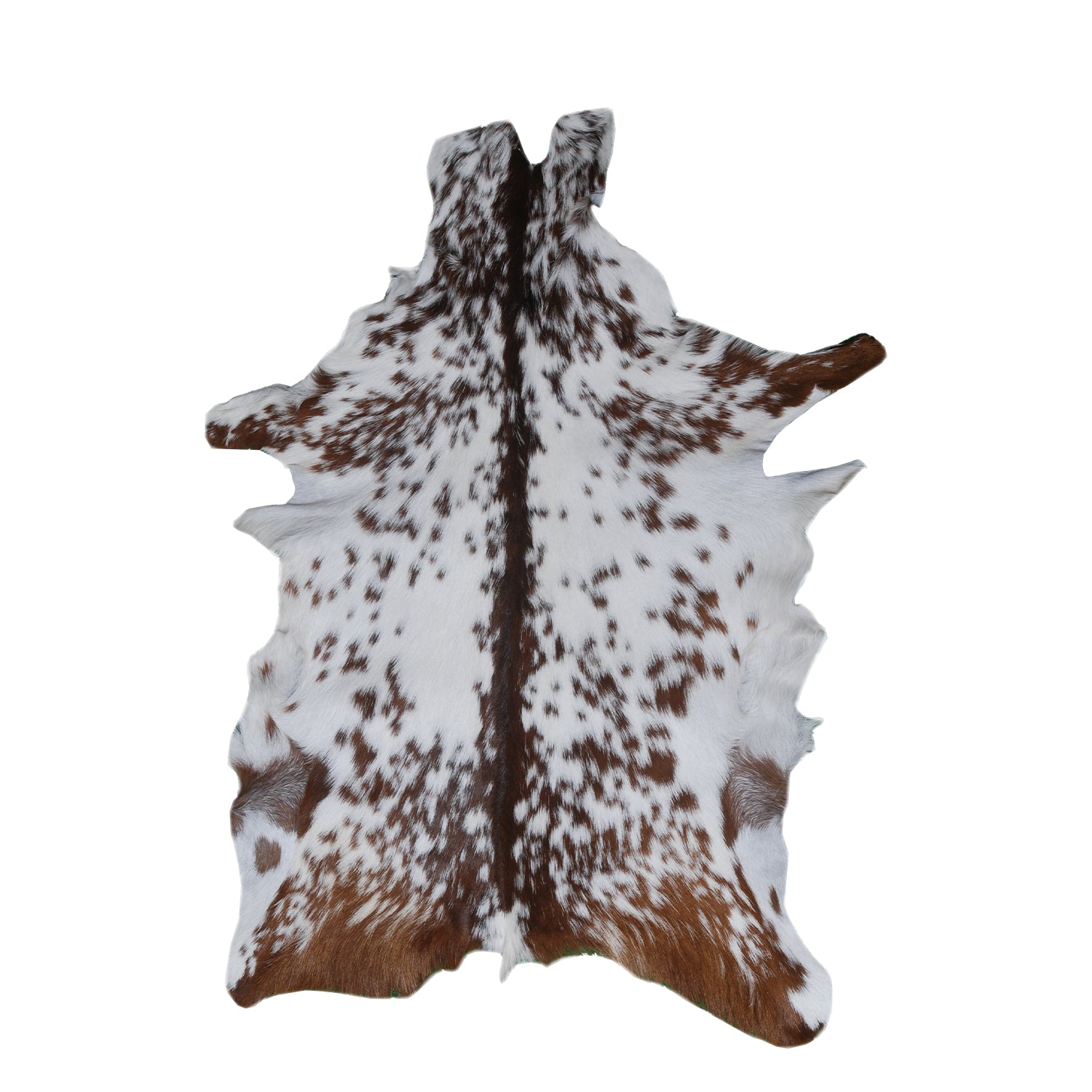 Premium Dark Brown Goat Skin Rug - Rustic Charm for Modern and Classic Interiors