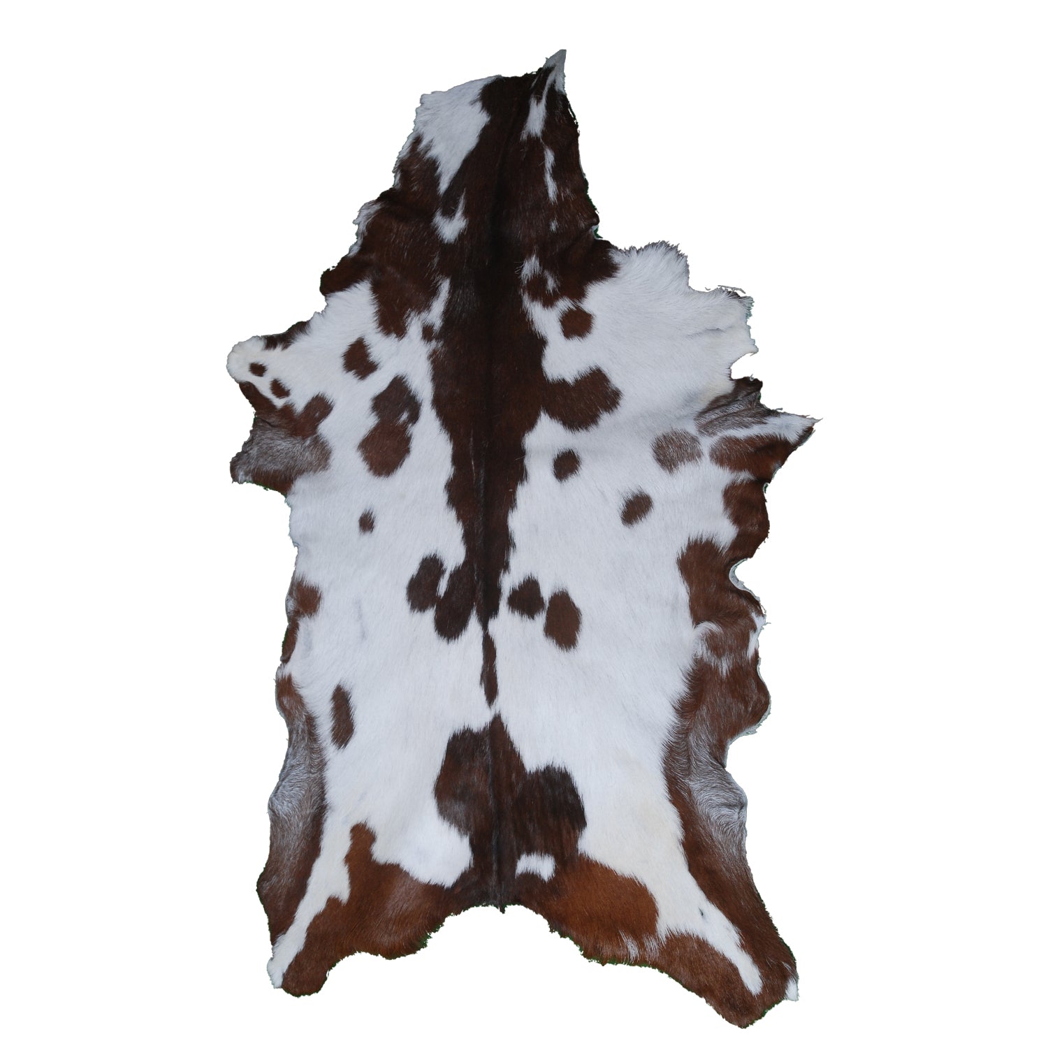 Premium Dark Brown Goat Hide Rug - Soft and Durable for Sophisticated Interiors