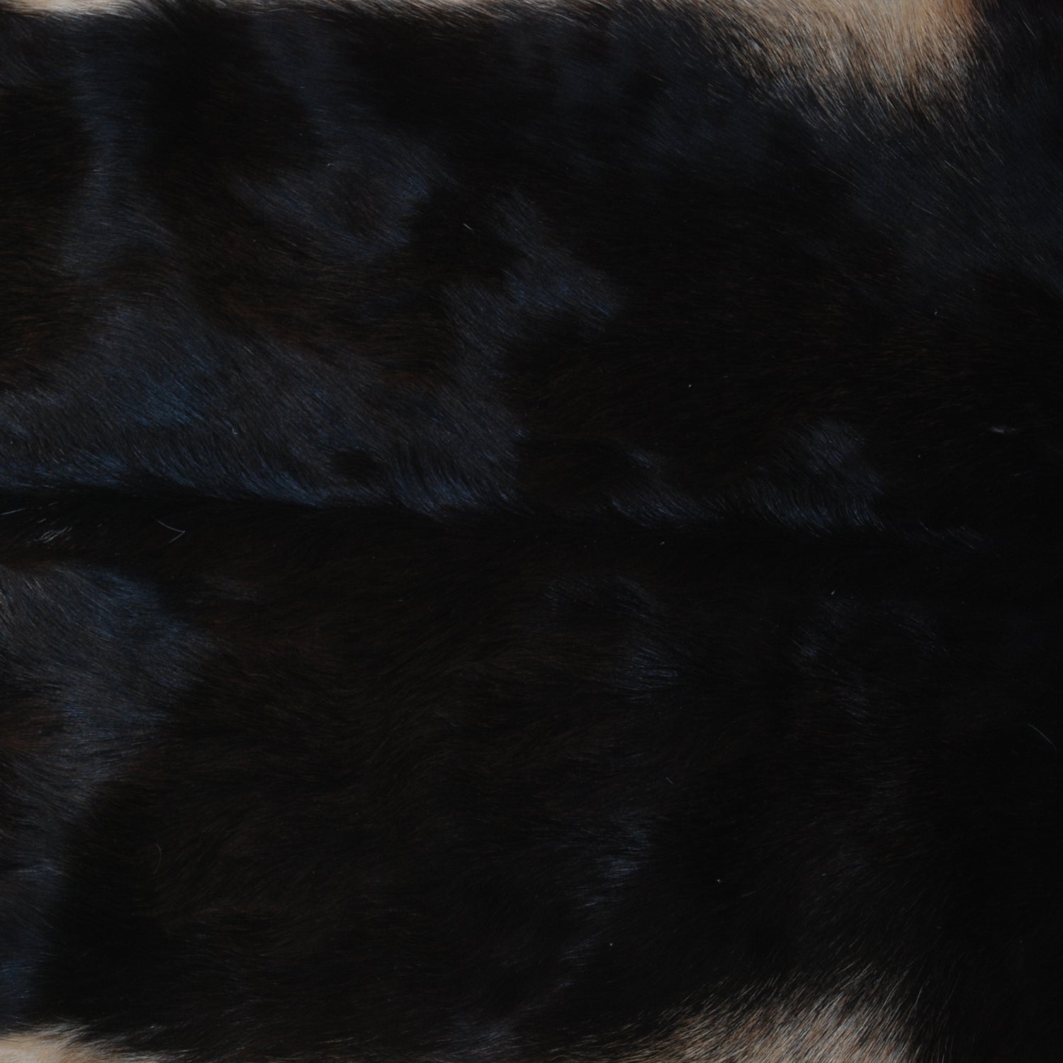 Luxuriously Soft Black & White Goat Fur Rug - Genuine Goat Skin Rug, Non-Shedding, Eco-Friendly - Hypoallergenic - Handcrafted Beauty - Celestial Leather Limited