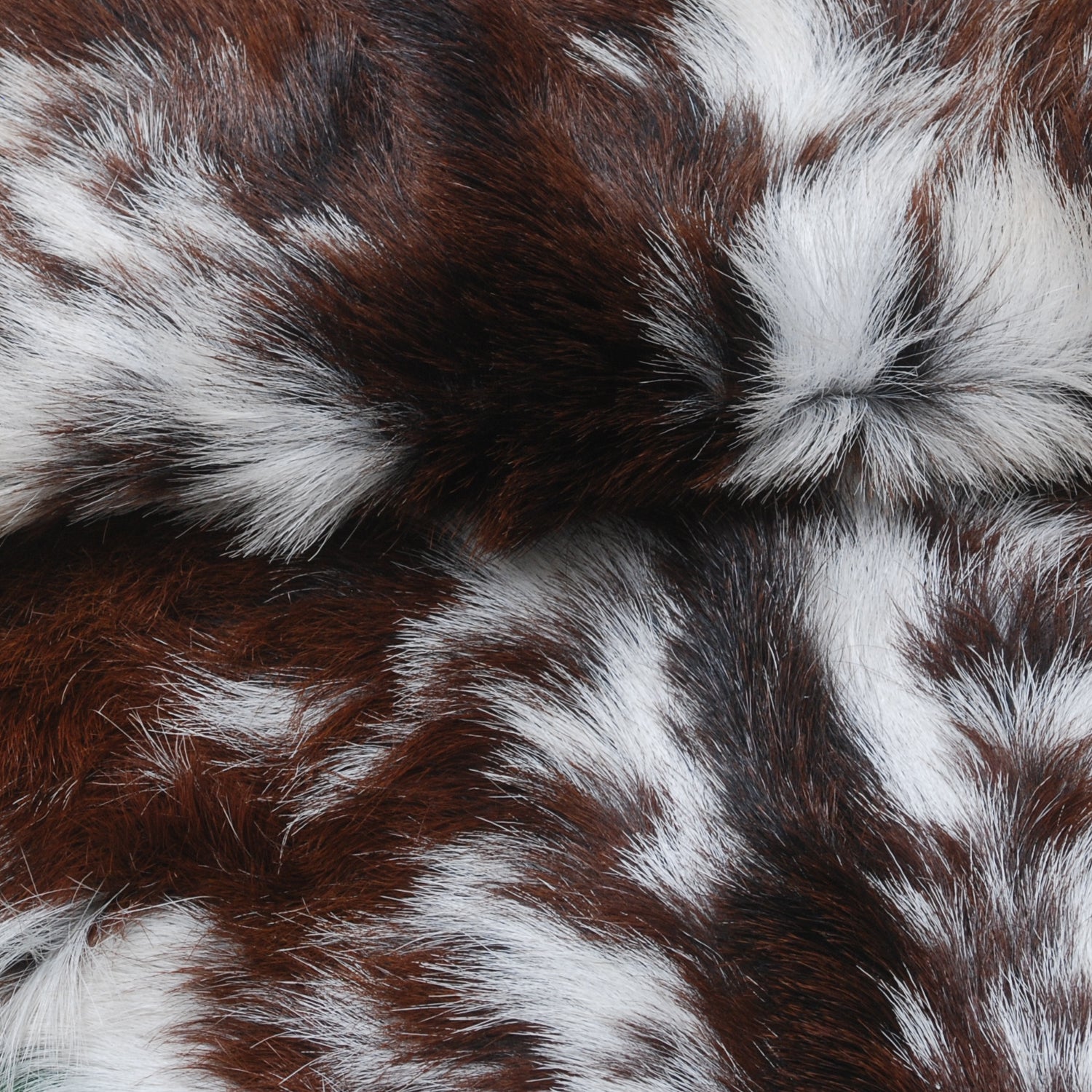 Premium Dark Brown Goat Hide Rug - Soft and Durable for Sophisticated Interiors