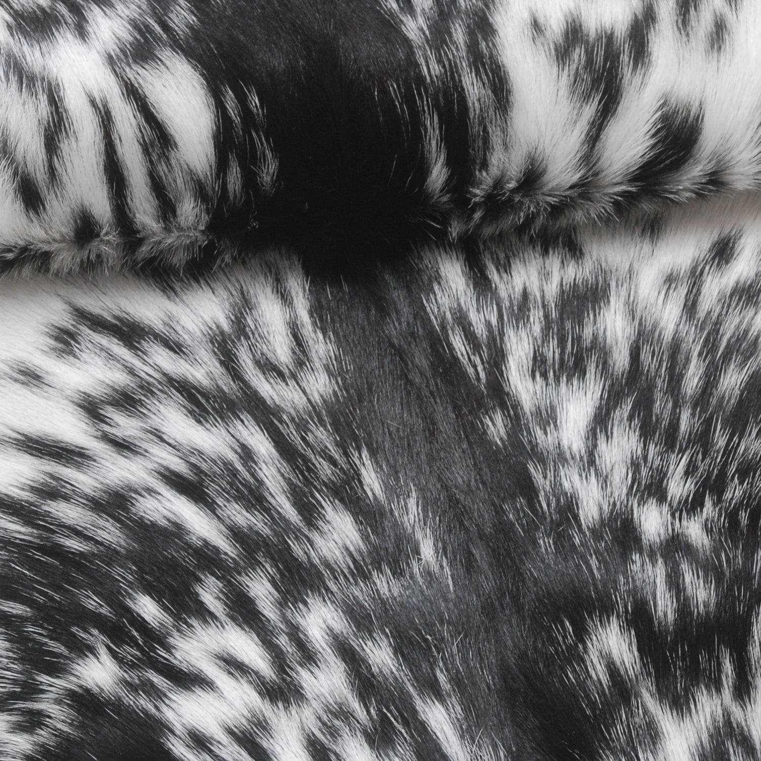 Luxurious Black & White Goat Skin Rug- Home Décor Floor Rug - Celestial Leather Limited