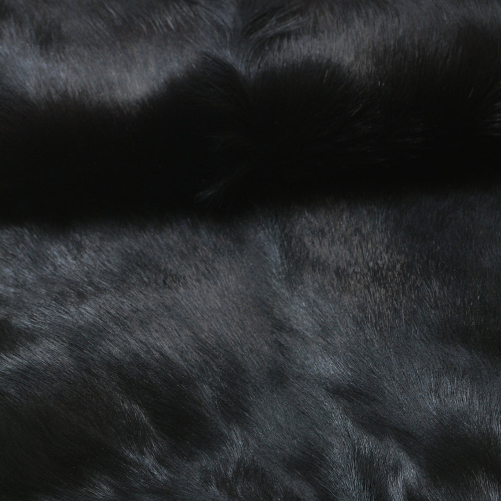 Luxury Black & White Goat Skin Rug - Soft, Durable, and Eco-Friendly Rug with Non-Slip Backing for Home Décor - Celestial Leather Limited