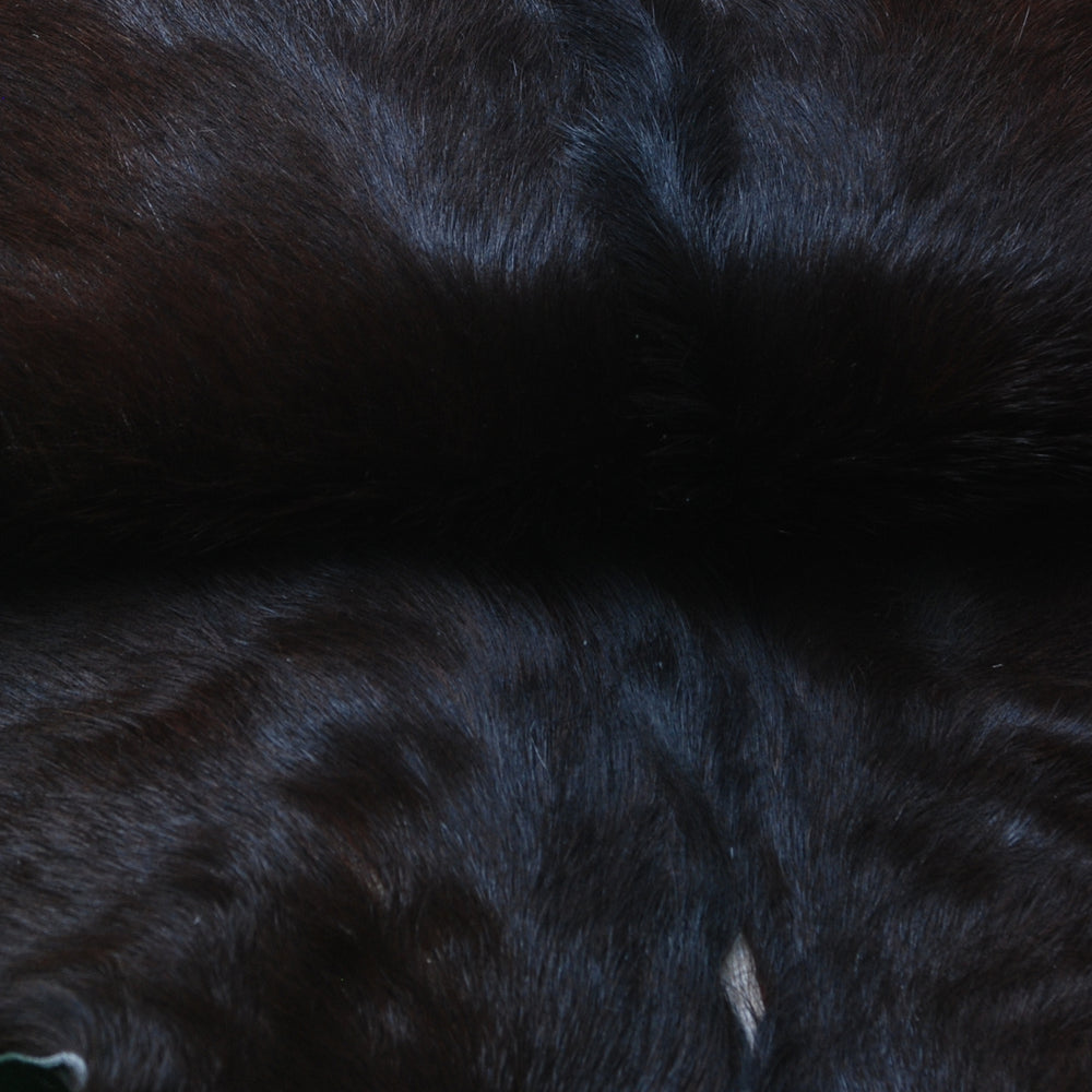 Luxury Dark Brown Goat Skin Floor Rug - Handmade from 100% Pure Goat Skin, Non-Shedding, Kid & Pet-Friendly, Eco-Friendly and Sustainable - Celestial Leather Limited