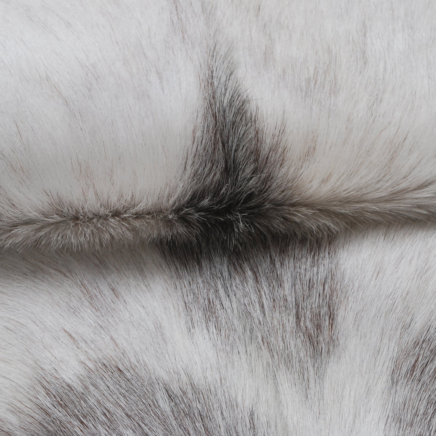 Luxurious Grey and White Goat Skin Rug - Eco-Friendly and Hypoallergenic Natural Leather Wall Decor - Soft, Kid & Pet-Friendly, Non-Slip