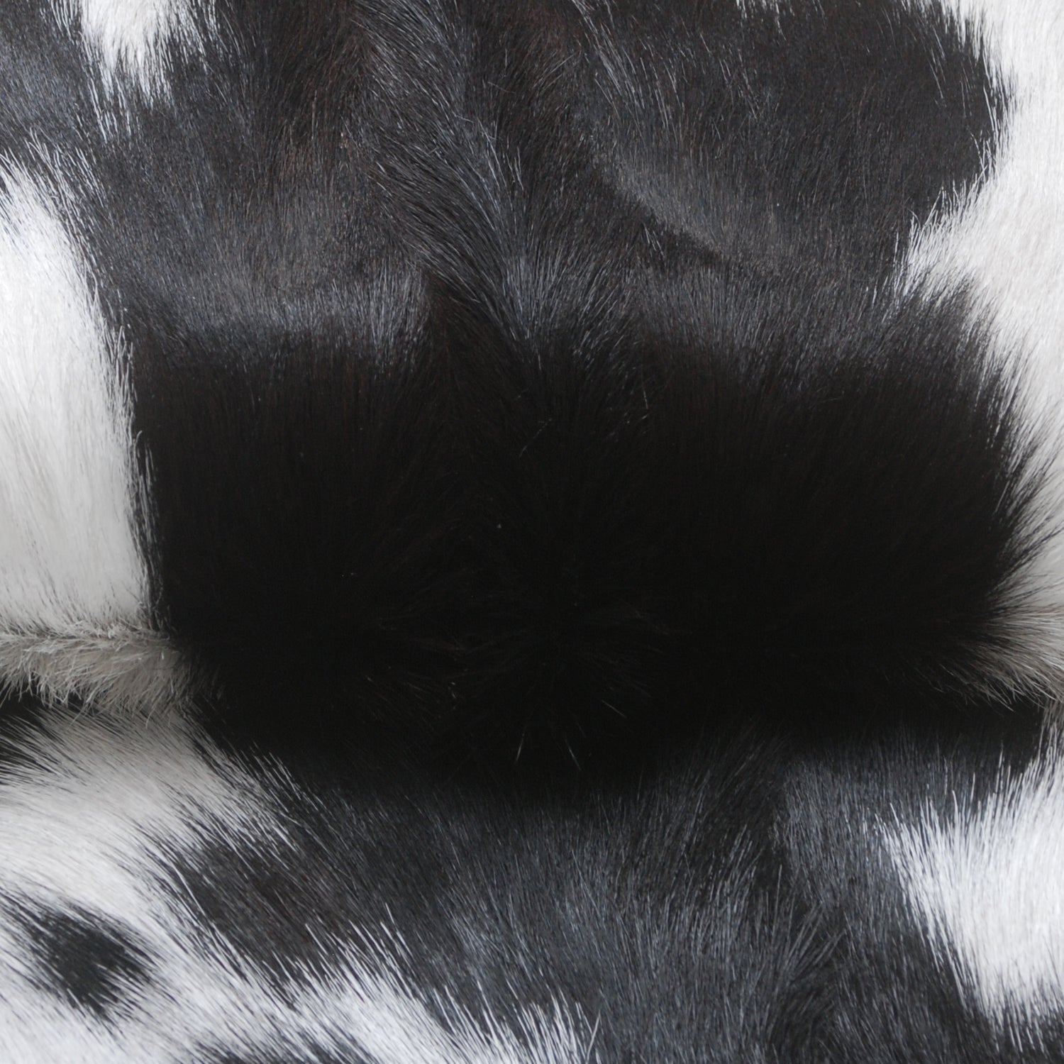 Luxury Handmade Black & White Goat Skin Rug - Soft, Hypoallergenic, Non-Shedding, Sustainable, Eco-Friendly - Perfect for Any Room in Your - Celestial Leather Limited