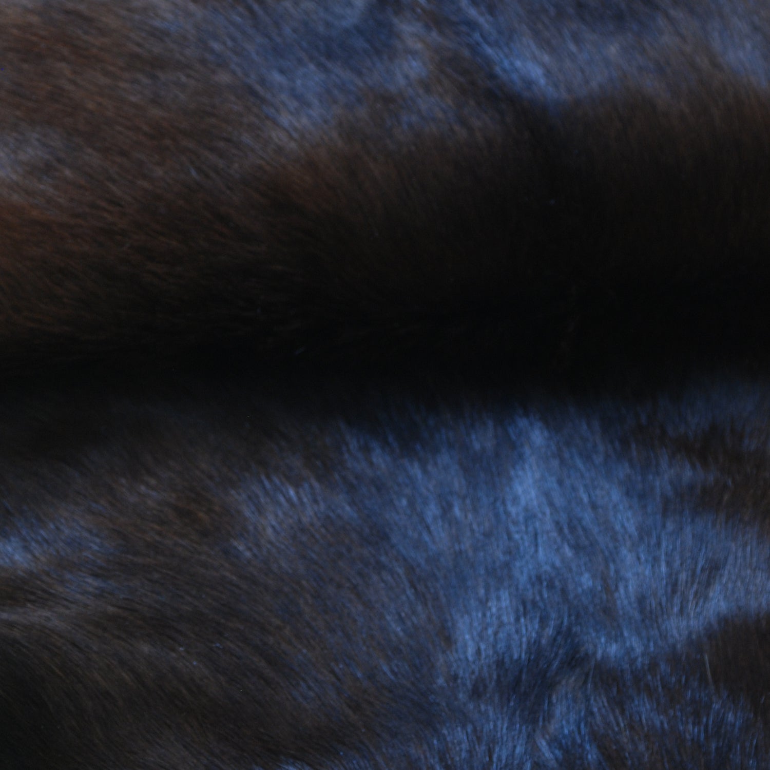 Luxury Handmade Dark Brown & White Goat Skin Rug - Soft, Hypoallergenic, & Sustainable