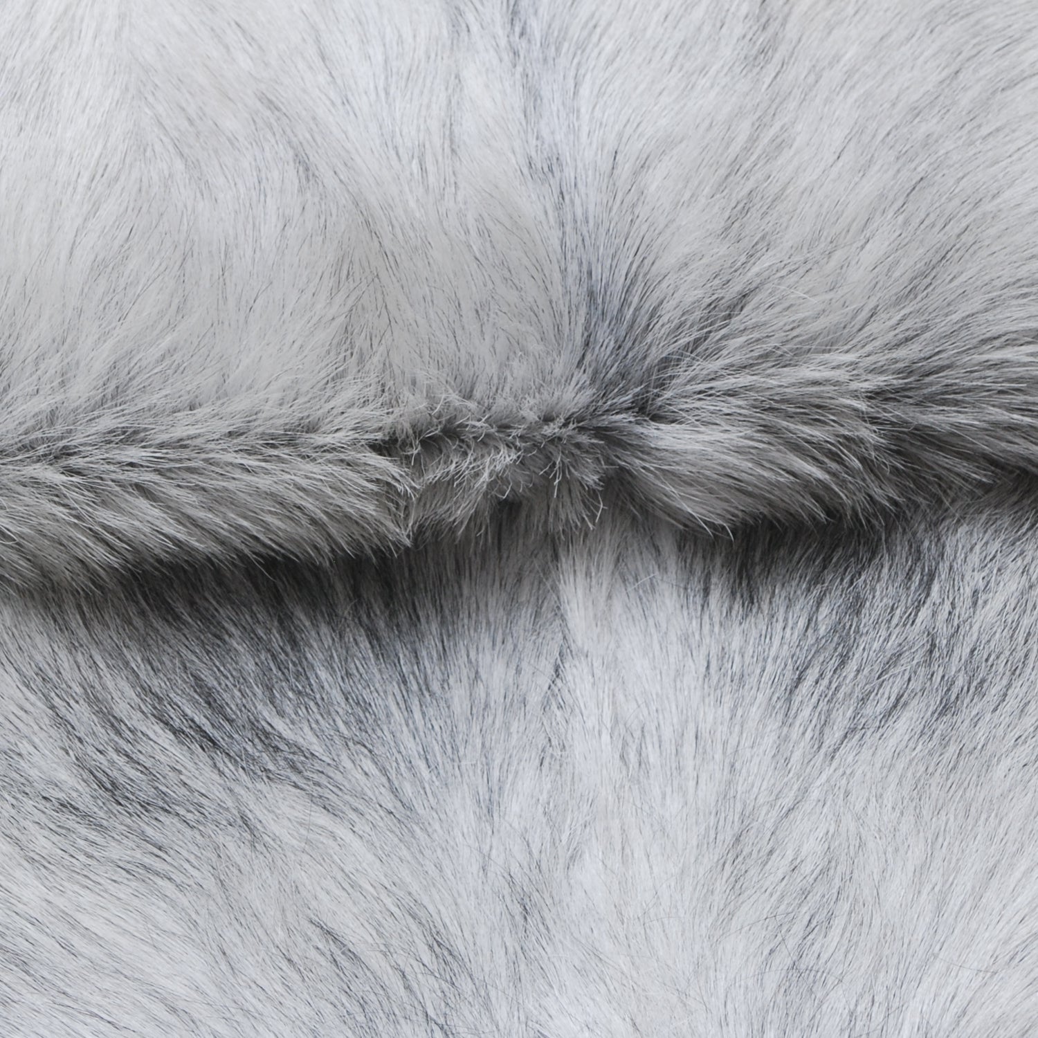 Grey and White Handmade Goat Skin Rug – Natural Luxury for Your Home
