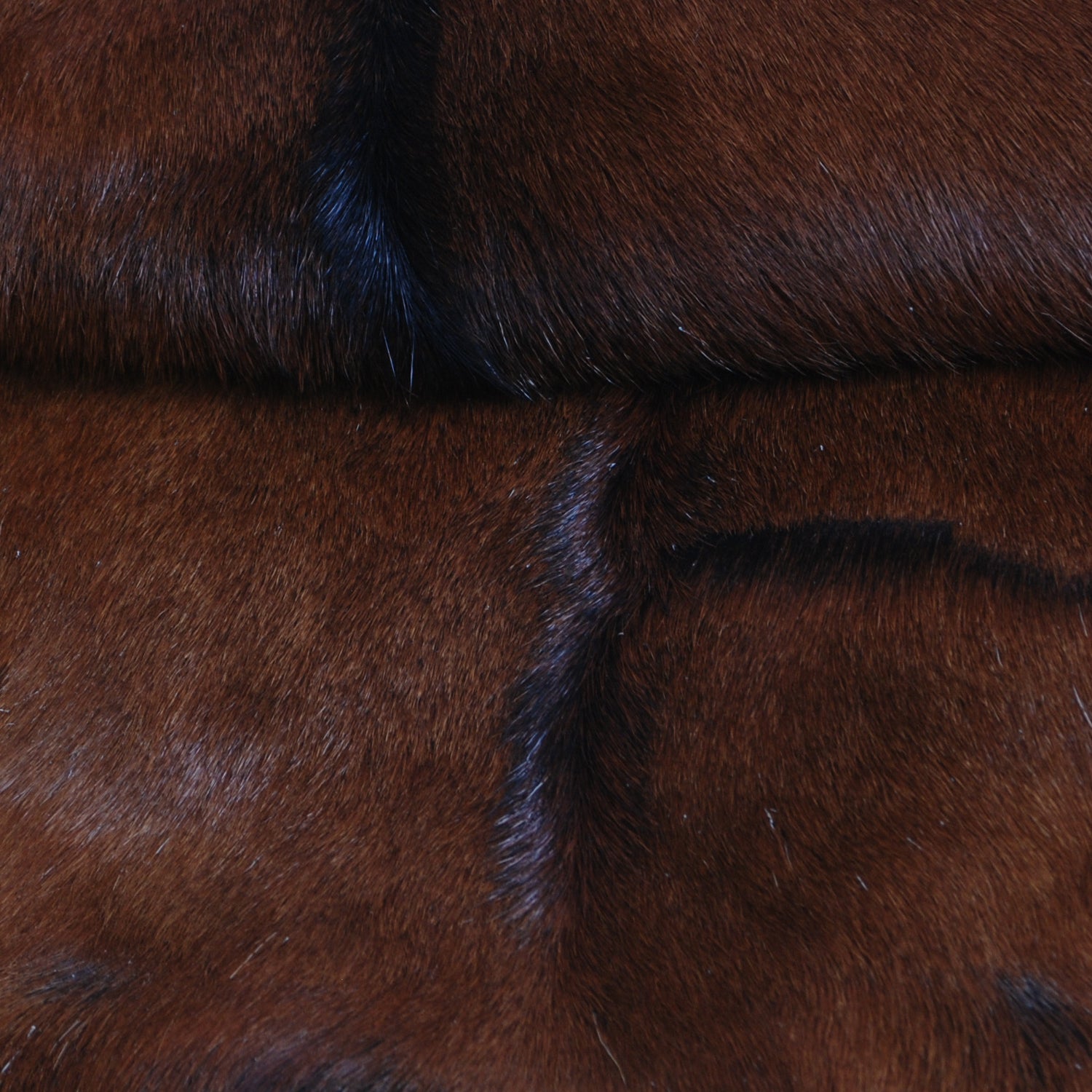 Luxurious Brown & White Goat Skin Rug - Soft, Durable, and Eco-Friendly - Handmade Pure Goat Skin Floor Rug - Non-Slip Suede Back