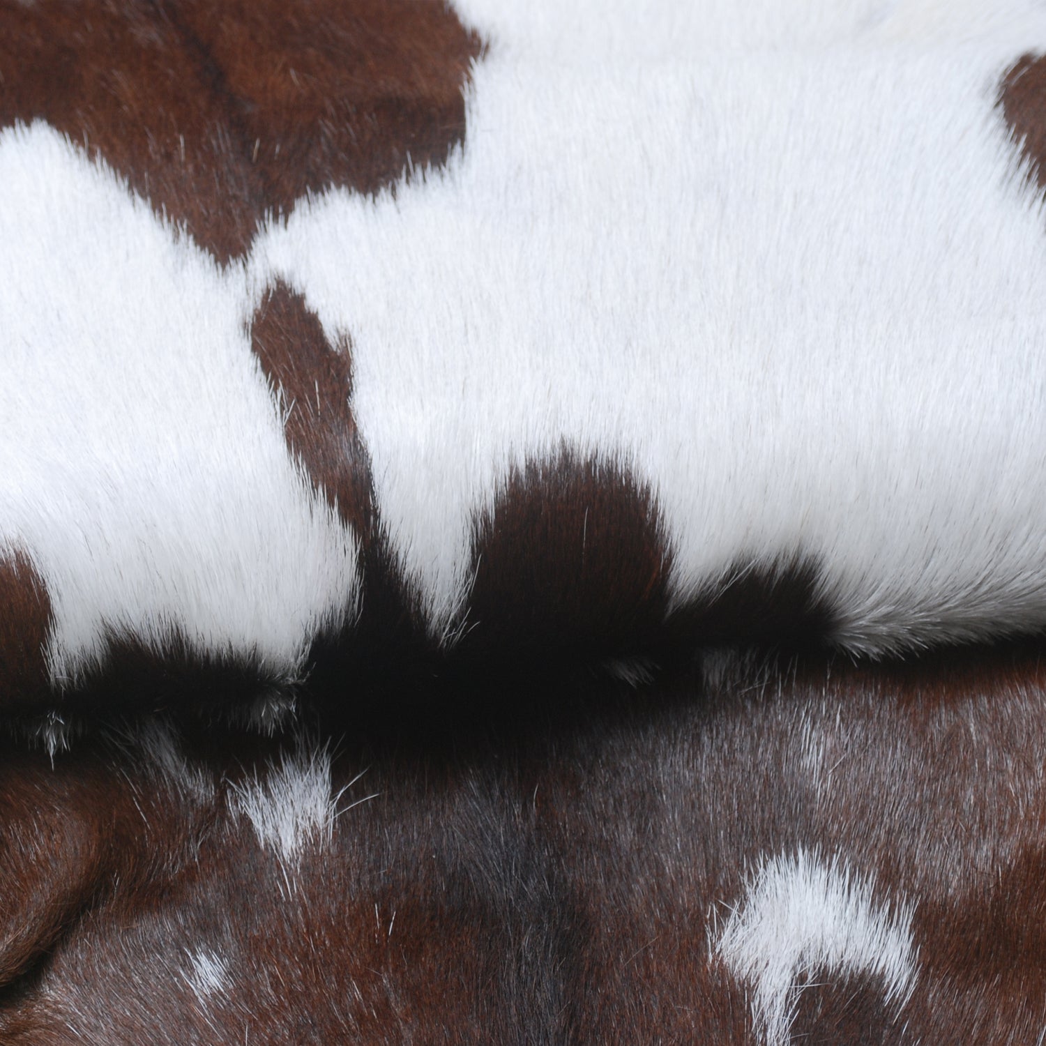 Premium Dark Brown Goat Hide Rug - Soft and Durable for Sophisticated Interiors