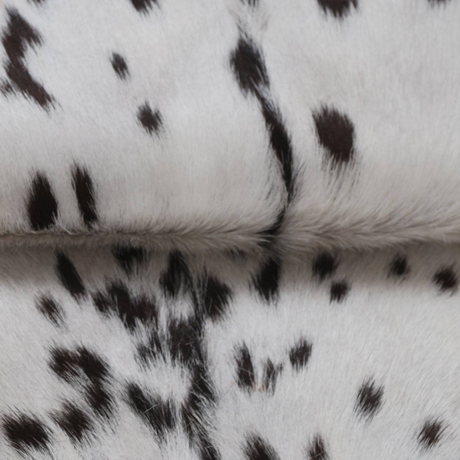 Rustic Black and White Goat Hide Rug - Perfect for Floor or Wall Décor