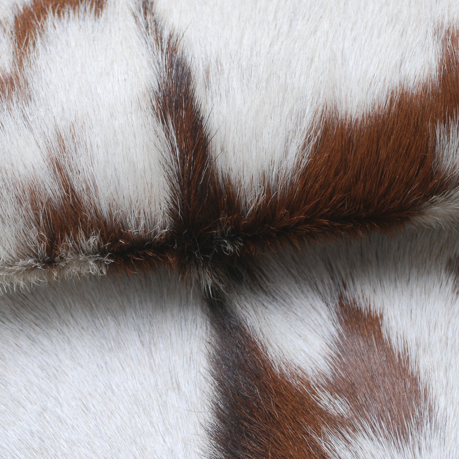 Stylish Dark Brown Goat Hide Rug - Perfect Accent for Contemporary Homes