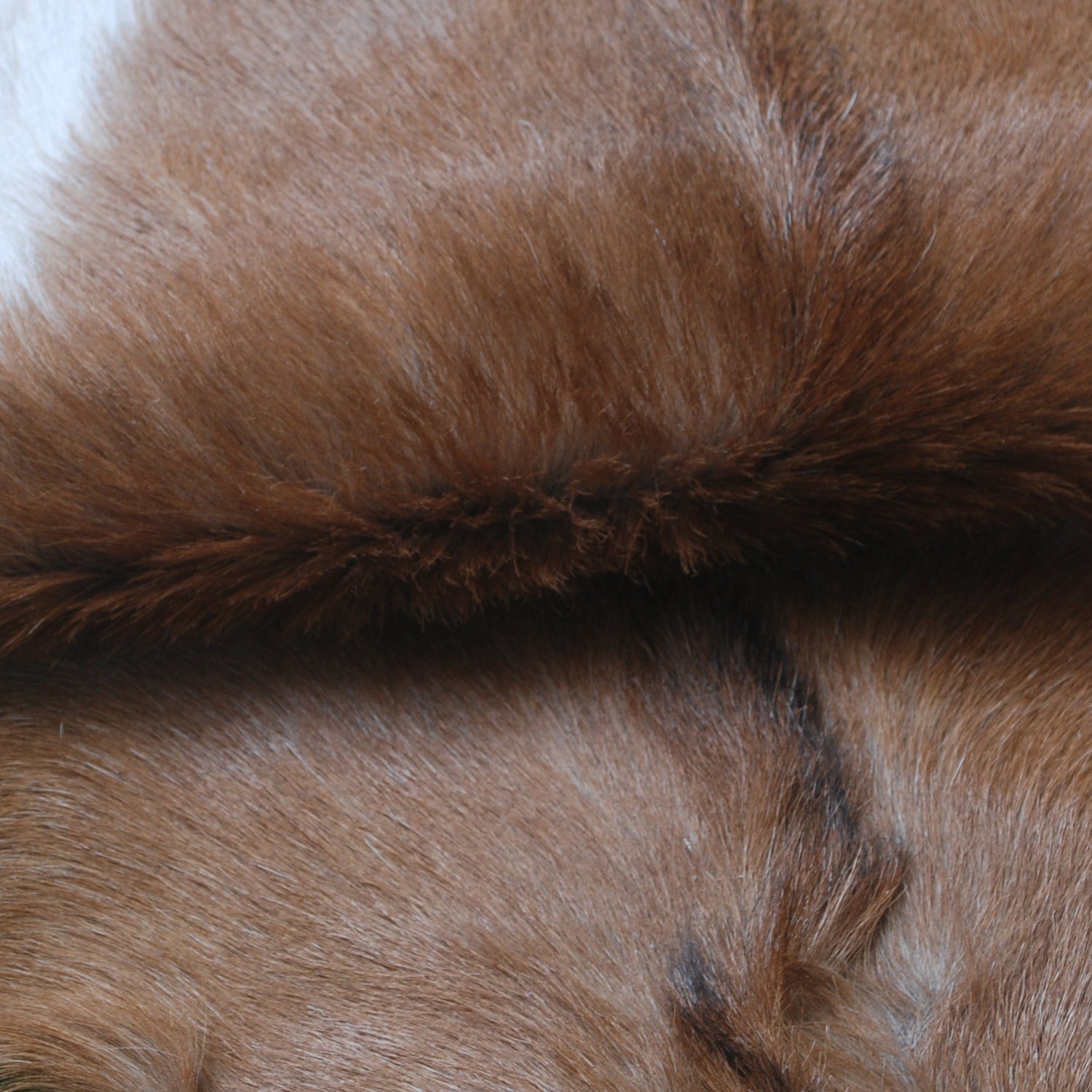 Luxury Brown & White  Goat Skin Rug - Handmade 100% Pure Goat Skin - Soft, Non-Shedding, Sustainable & Unique - Eco-Friendly Floor Rug - Celestial Leather Limited