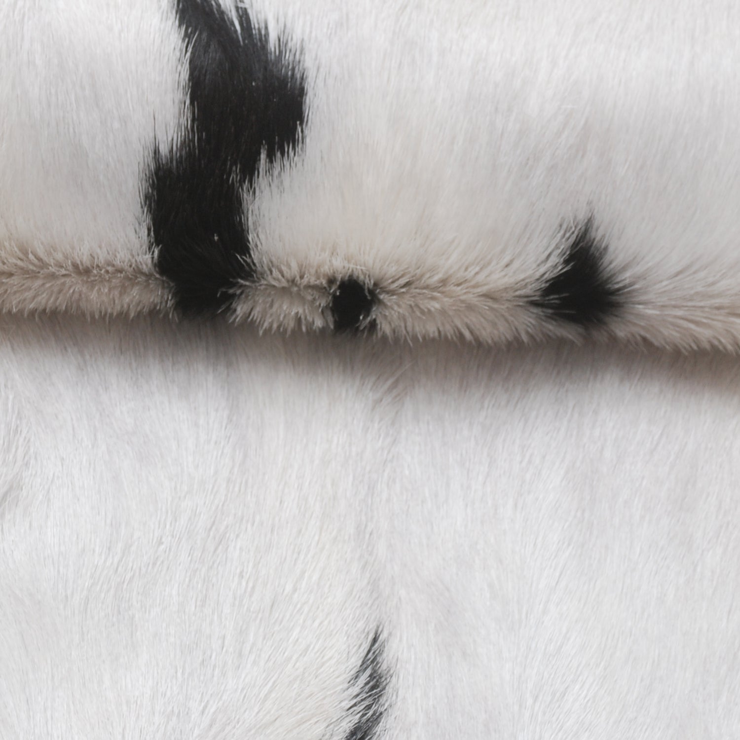 Luxurious Natural Brown & White Goat Skin Rug - Modern Sophistication for Home Decor - Celestial Leather Limited