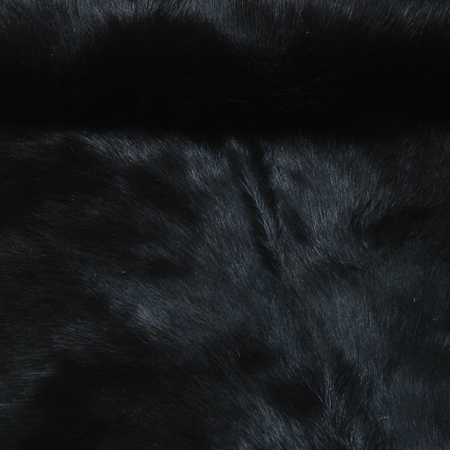 Black and Brown Handmade Goat Skin Rug – Rustic Charm for Your Home