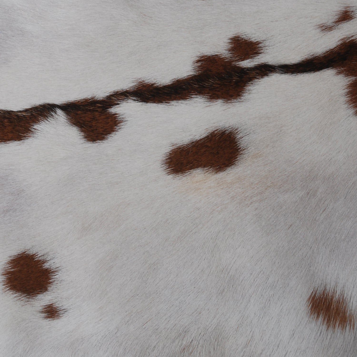 Luxurious Brown and White Goat Hide Rug - Premium Hair-On Goat Skin Rug - Natural, Sustainable, and Handcrafted Beauty