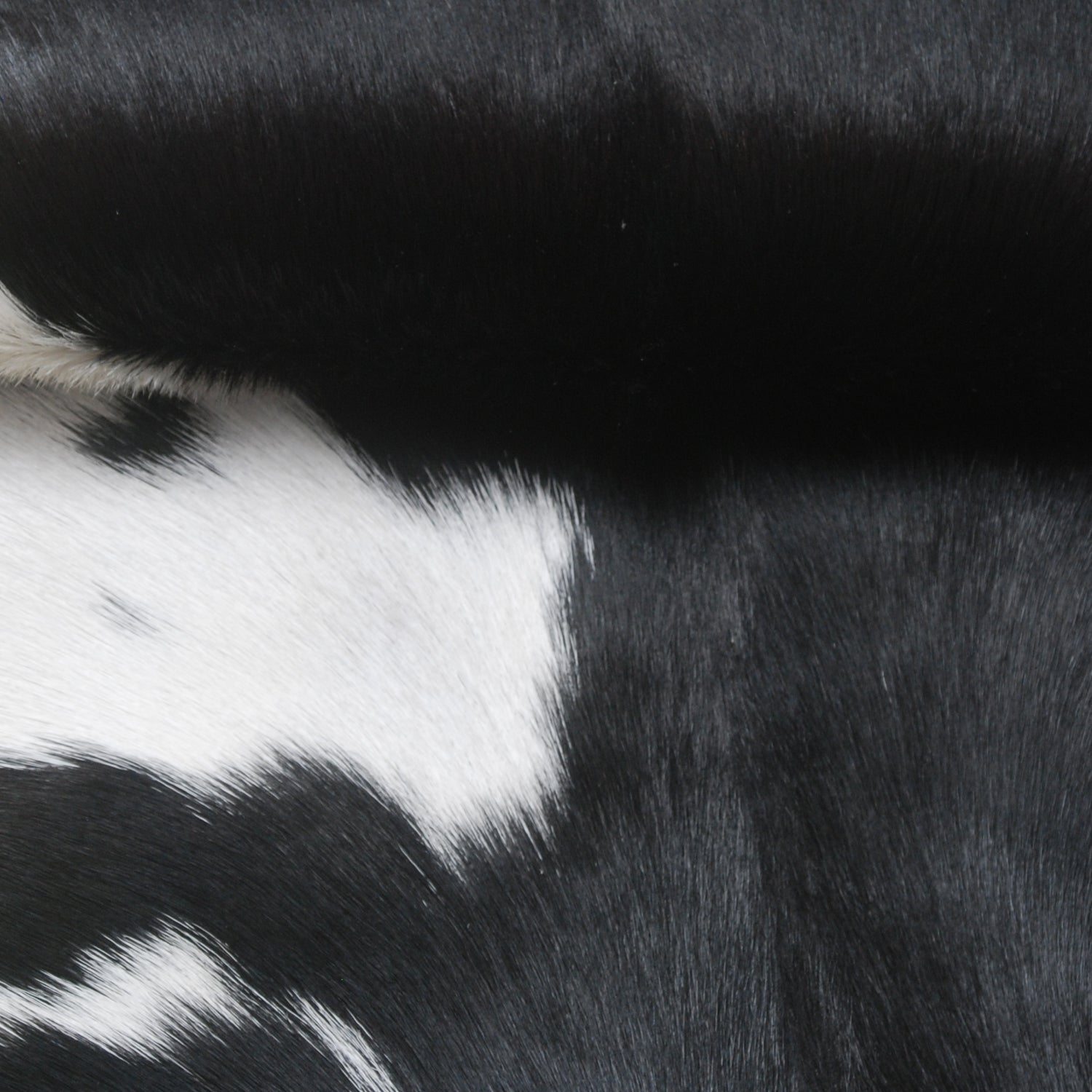 Goat Skin Rug, Black and white Handpicked for Quality, Unique Piece for Sale, Fast UK Delivery