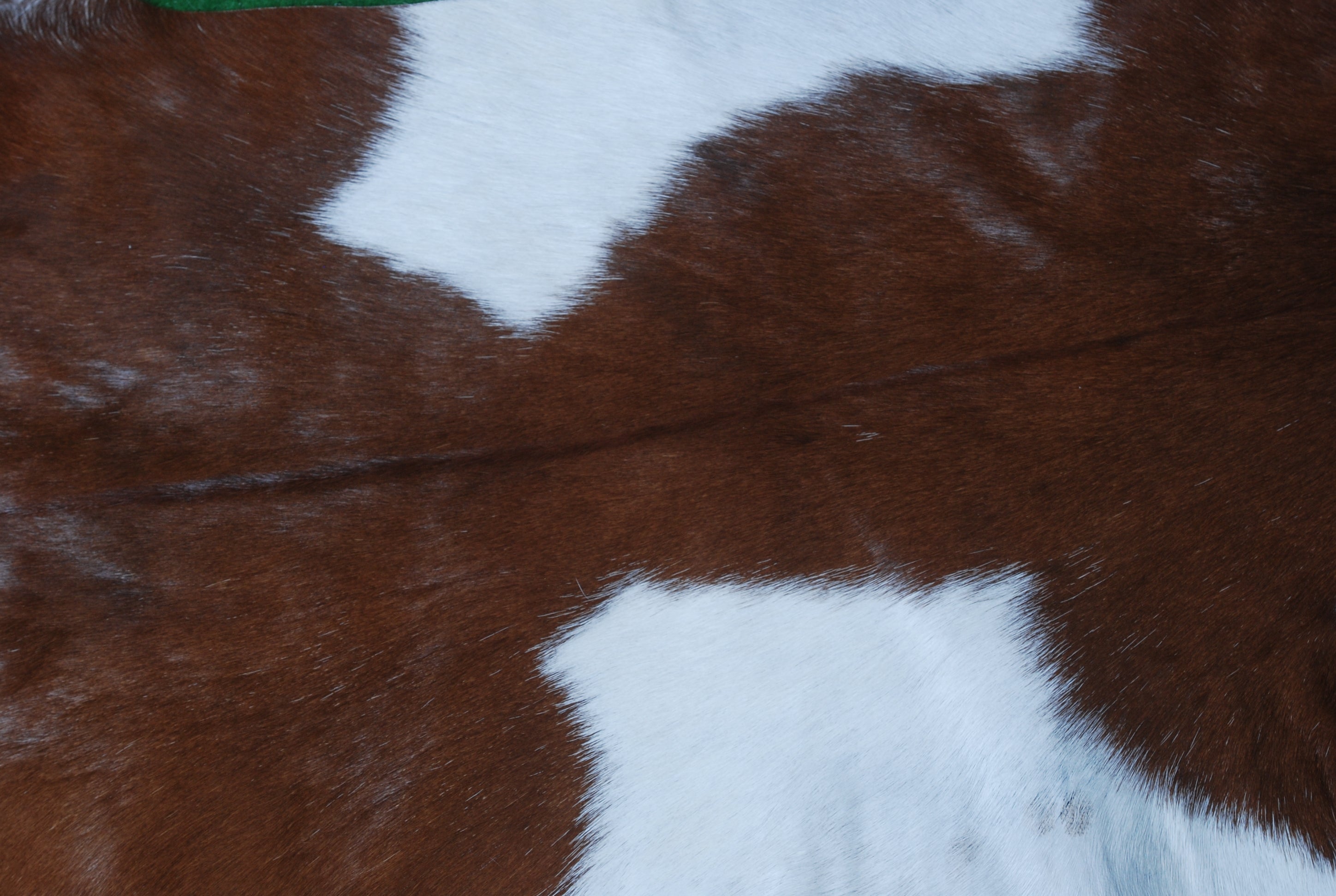 Handcrafted Dark Brown Goat Skin Rug - Genuine Leather for Luxurious Décor