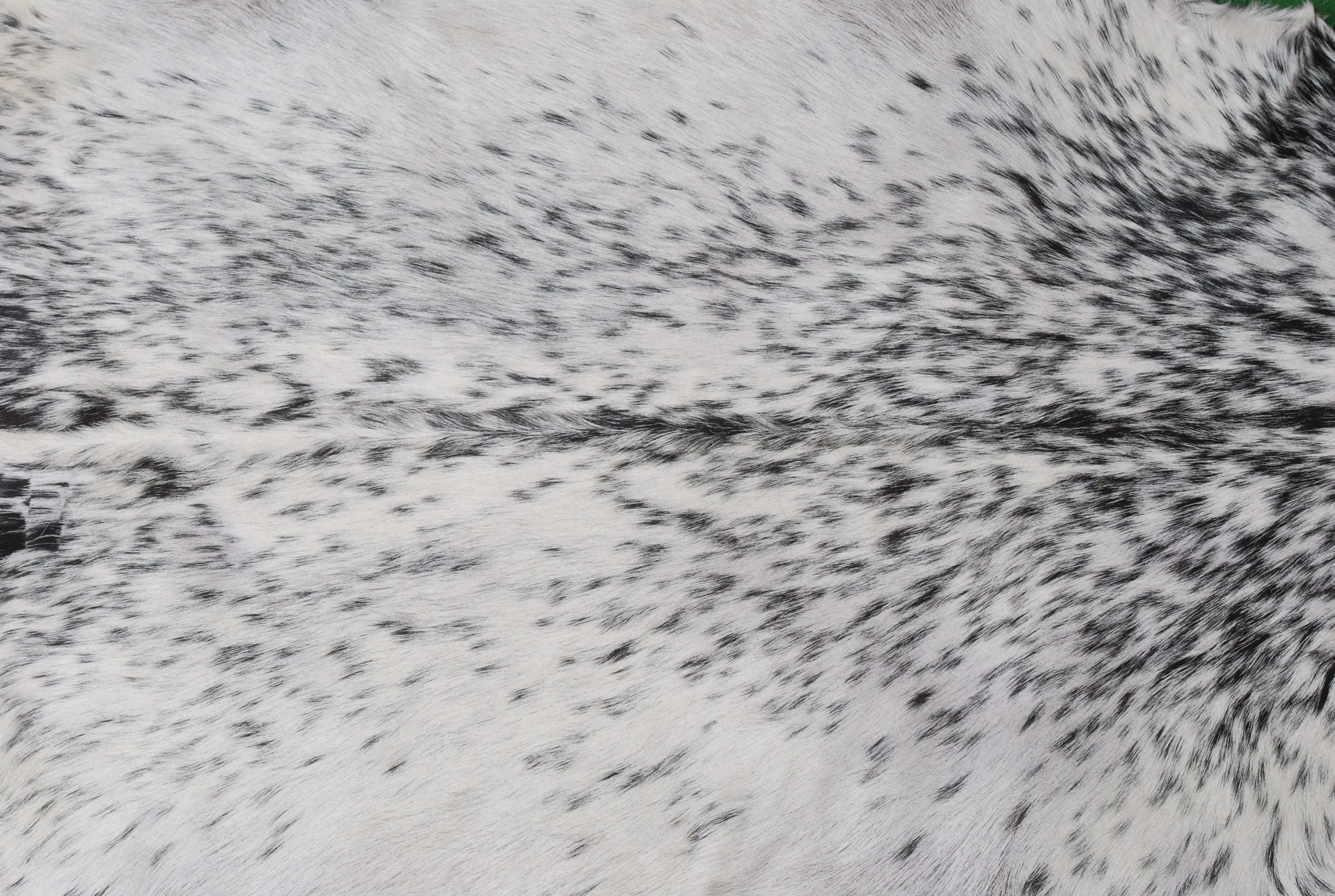 Stylish Black & White Goat Skin Rug - Modern Décor Floor Accent - Hypoallergenic - Eco-Friendly - Unique Statement Piece