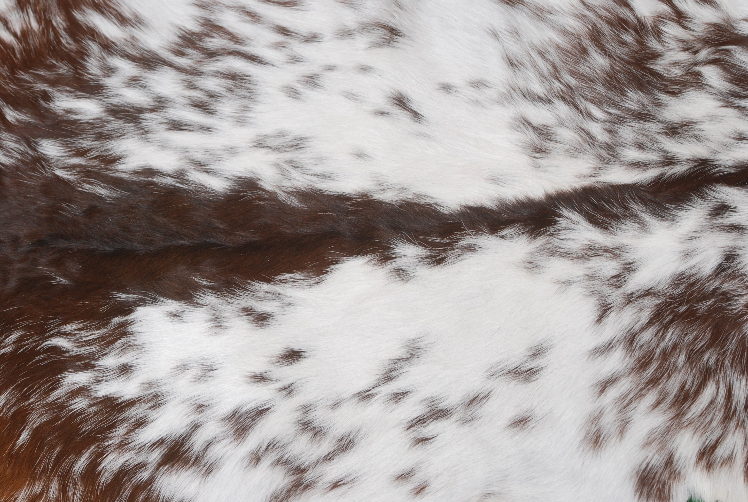 Handcrafted Tri-Color Goat Skin Rug - Soft and Durable for Elegant Interiors