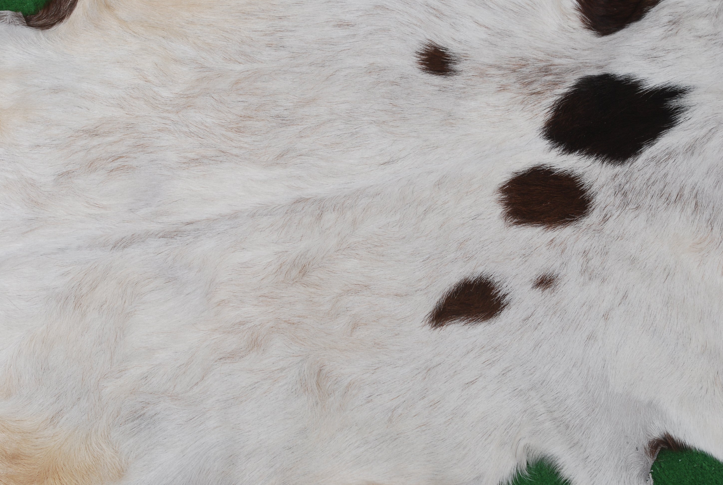 Brown Rug - Soft, Durable, and Eco-Friendly - Handmade Pure Goat Skin Floor Rug - Non-Slip Suede Back