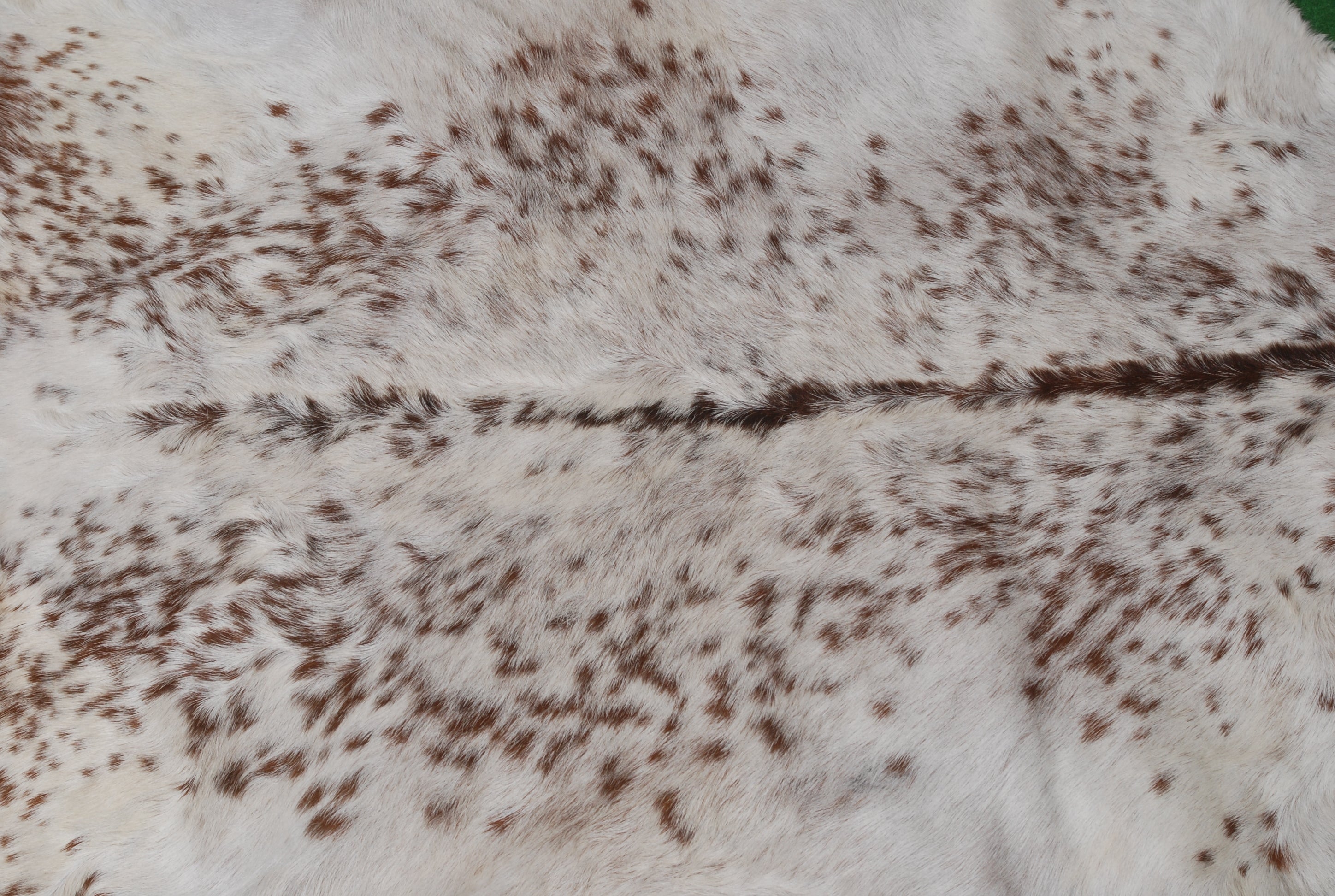 Luxurious Dark Brown Goat Skin Rug - Genuine Hair-On Leather for Elegant Décor