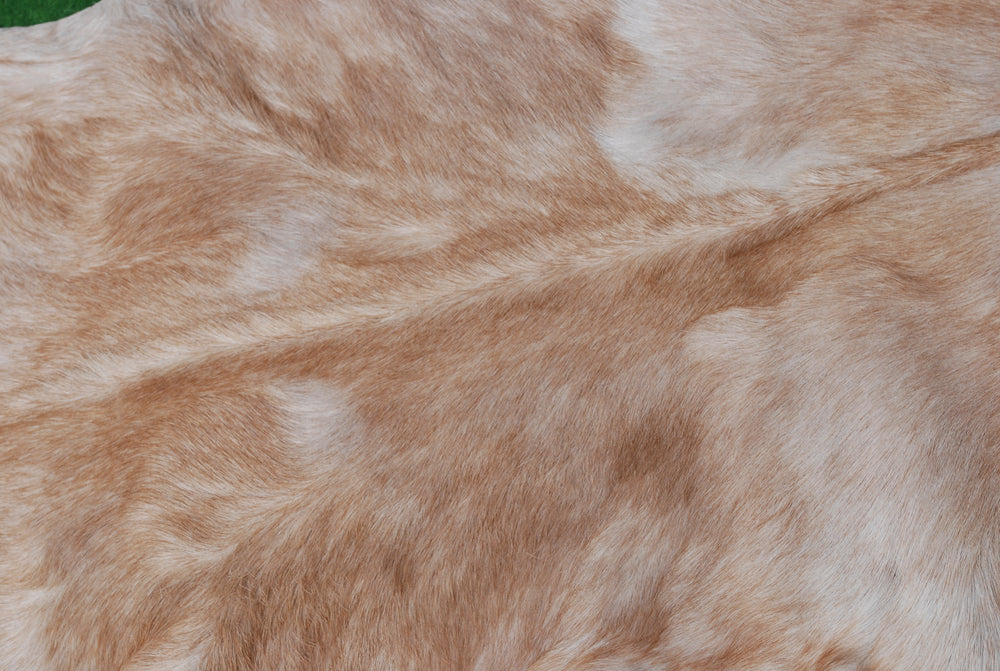 Luxurious Handmade Brown & White Goat Skin Rug | Soft, Kid & Pet-Friendly, Non-Shedding | Natural, Eco-Friendly Rustic Charm | Sustainable - Celestial Leather Limited