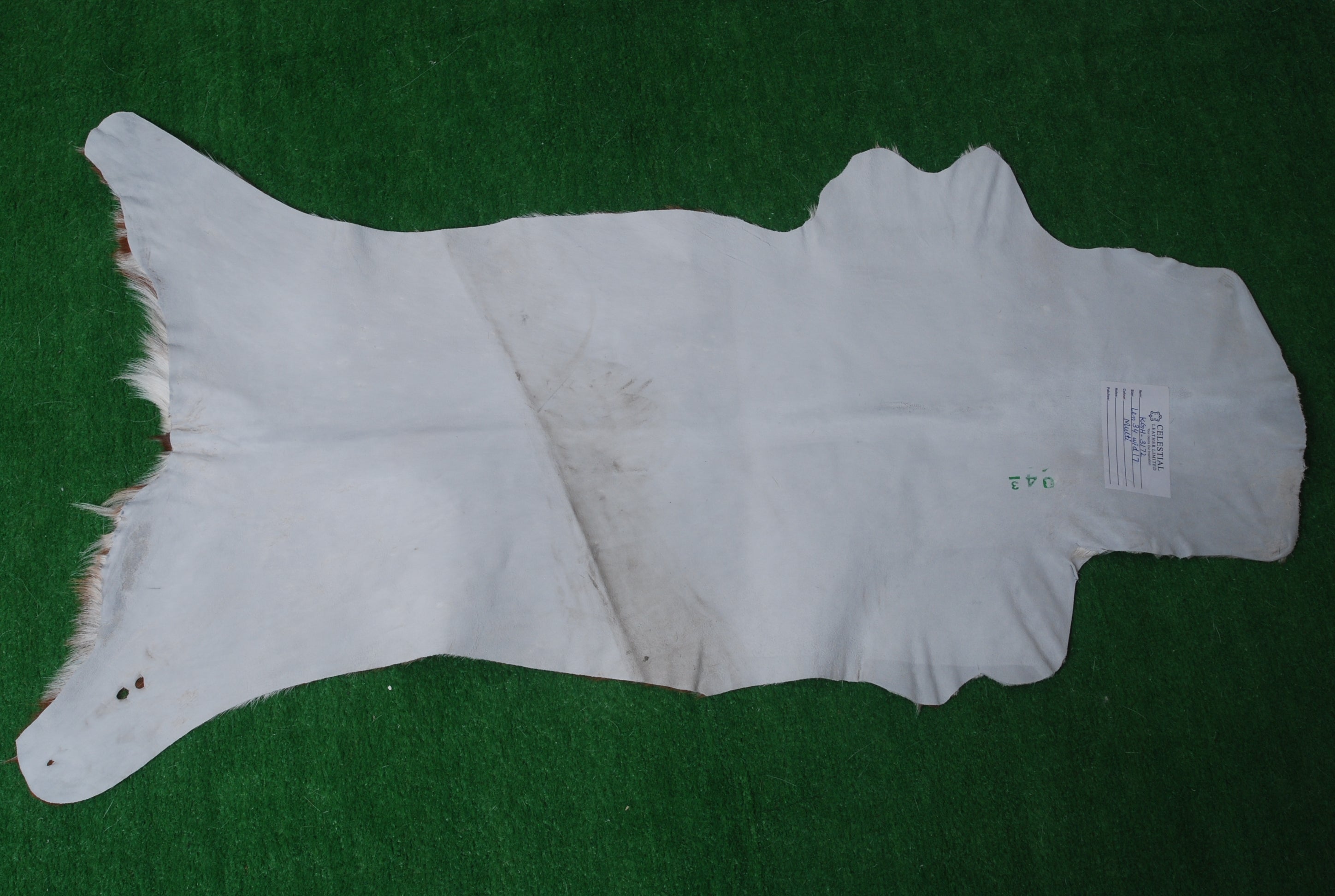 Stylish Dark Brown Goat Hide Rug - Perfect Accent for Contemporary Homes