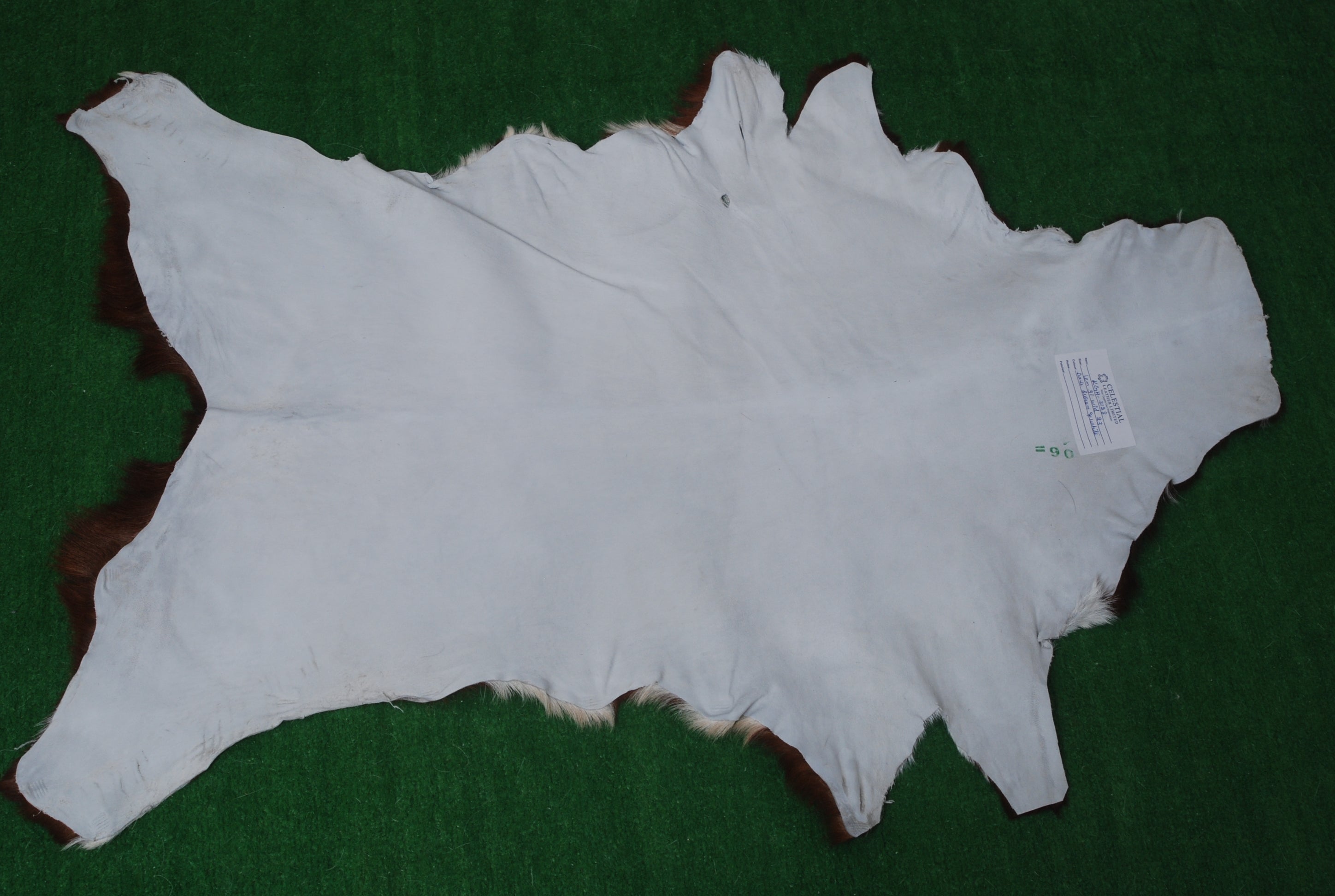 Premium Dark Brown Goat Hide Rug - Soft and Durable for Sophisticated Interiors