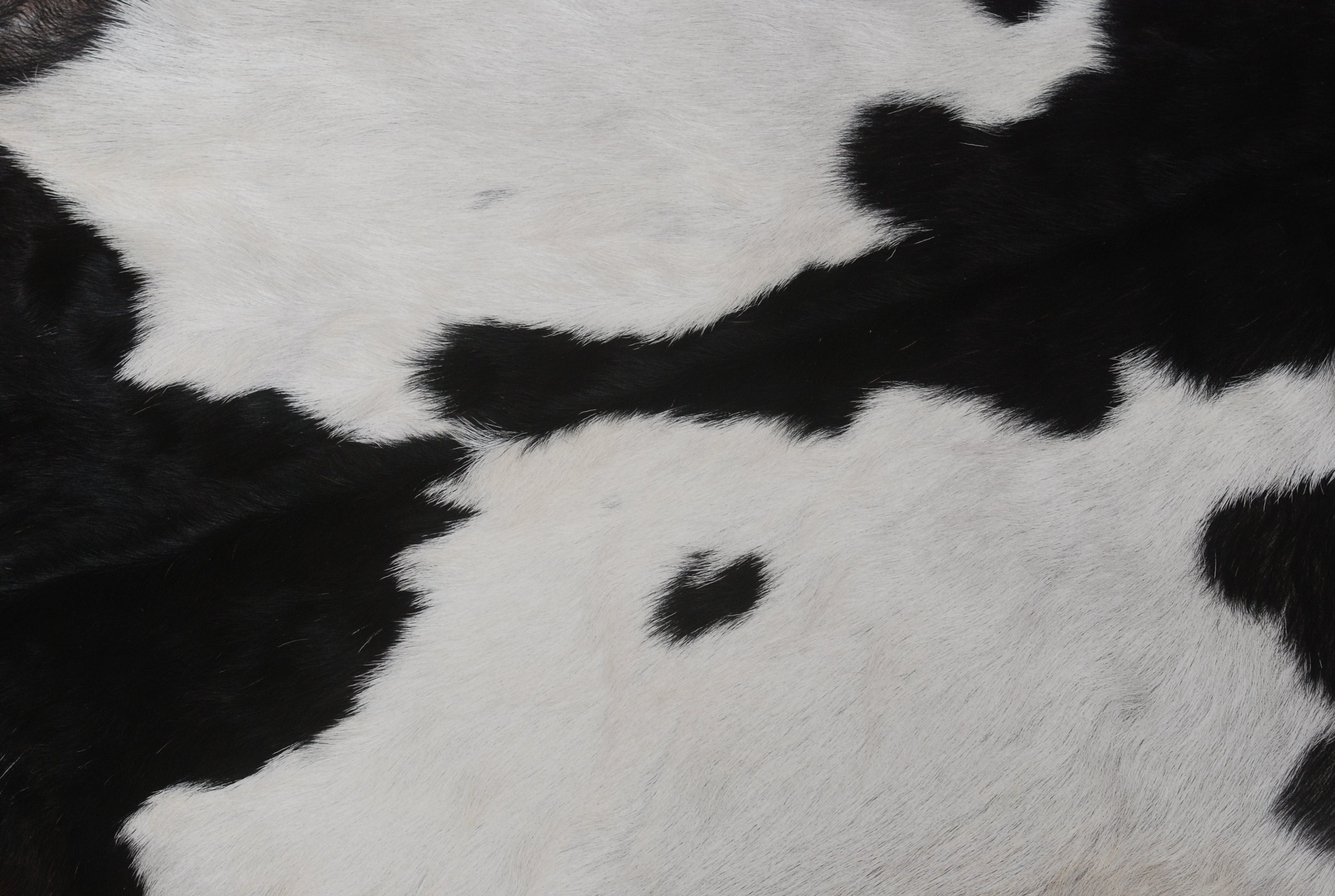 Luxurious Handmade Black & White Goat Skin Rug: Soft, Hypoallergenic, Sustainable, Non-Shedding & Unique - Add Nature's Beauty to Your Home - Celestial Leather Limited