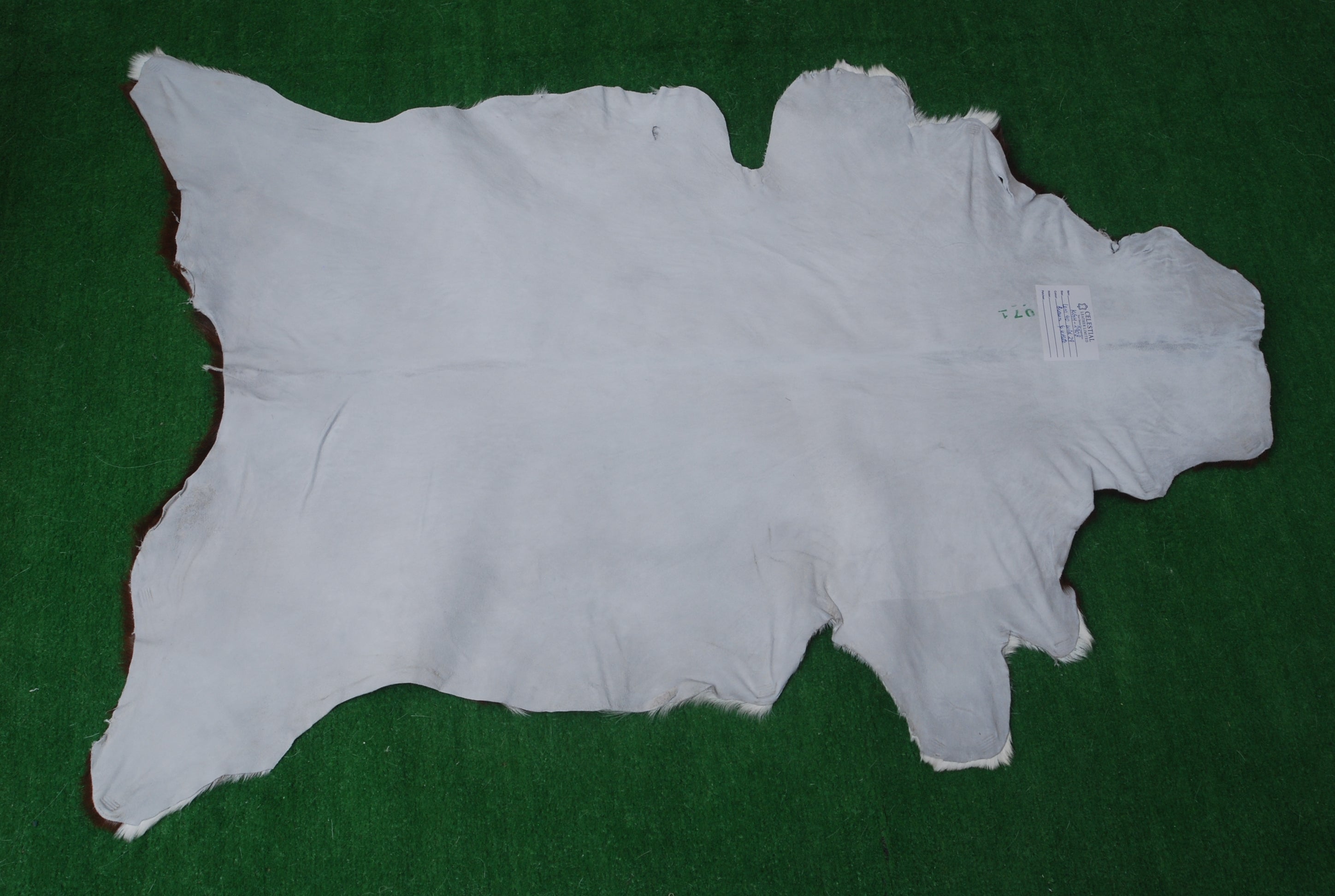 Dark Brown Rug - Soft, Durable, and Eco-Friendly - Handmade Pure Goat Skin Floor Rug - Non-Slip Suede Back