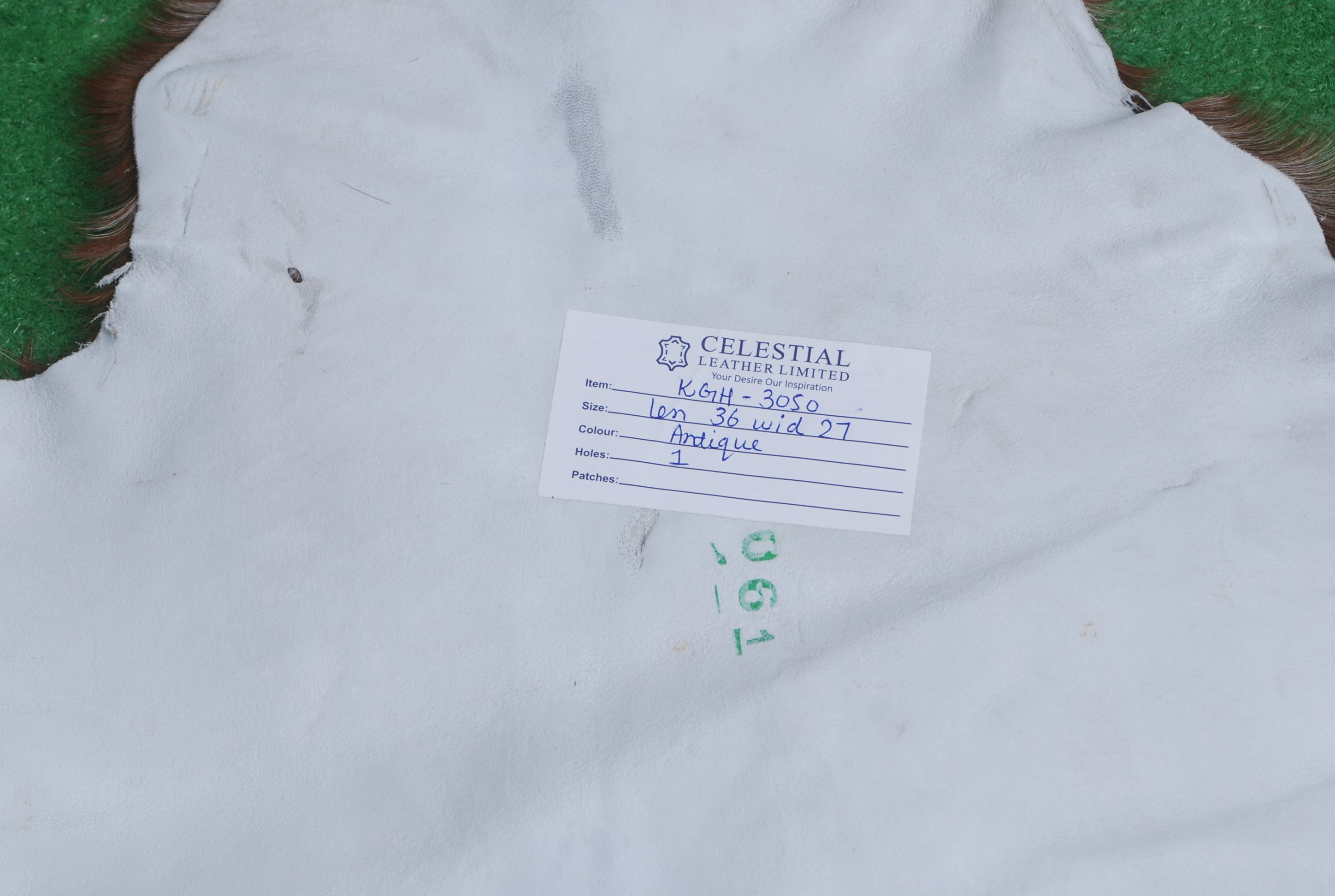 Premium Dark Brown Goat Skin Rug - Durable and Stylish Accent for Any Room